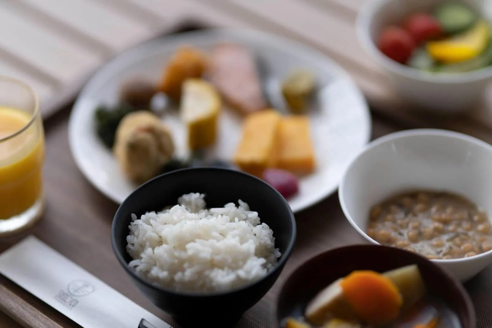 Buffet breakfast in Shonai Hotel Suiden Terrasse
