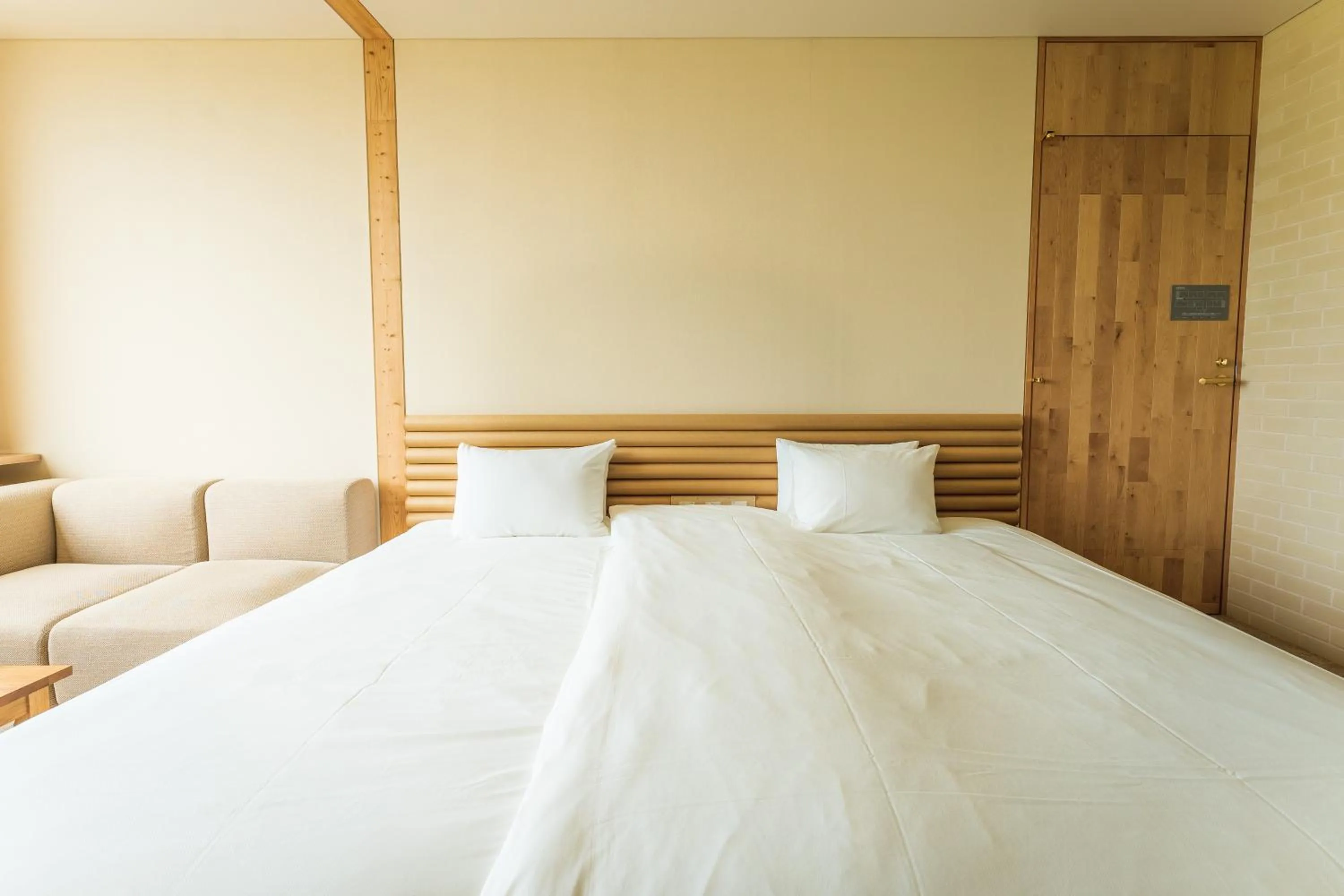 Bed in Shonai Hotel Suiden Terrasse