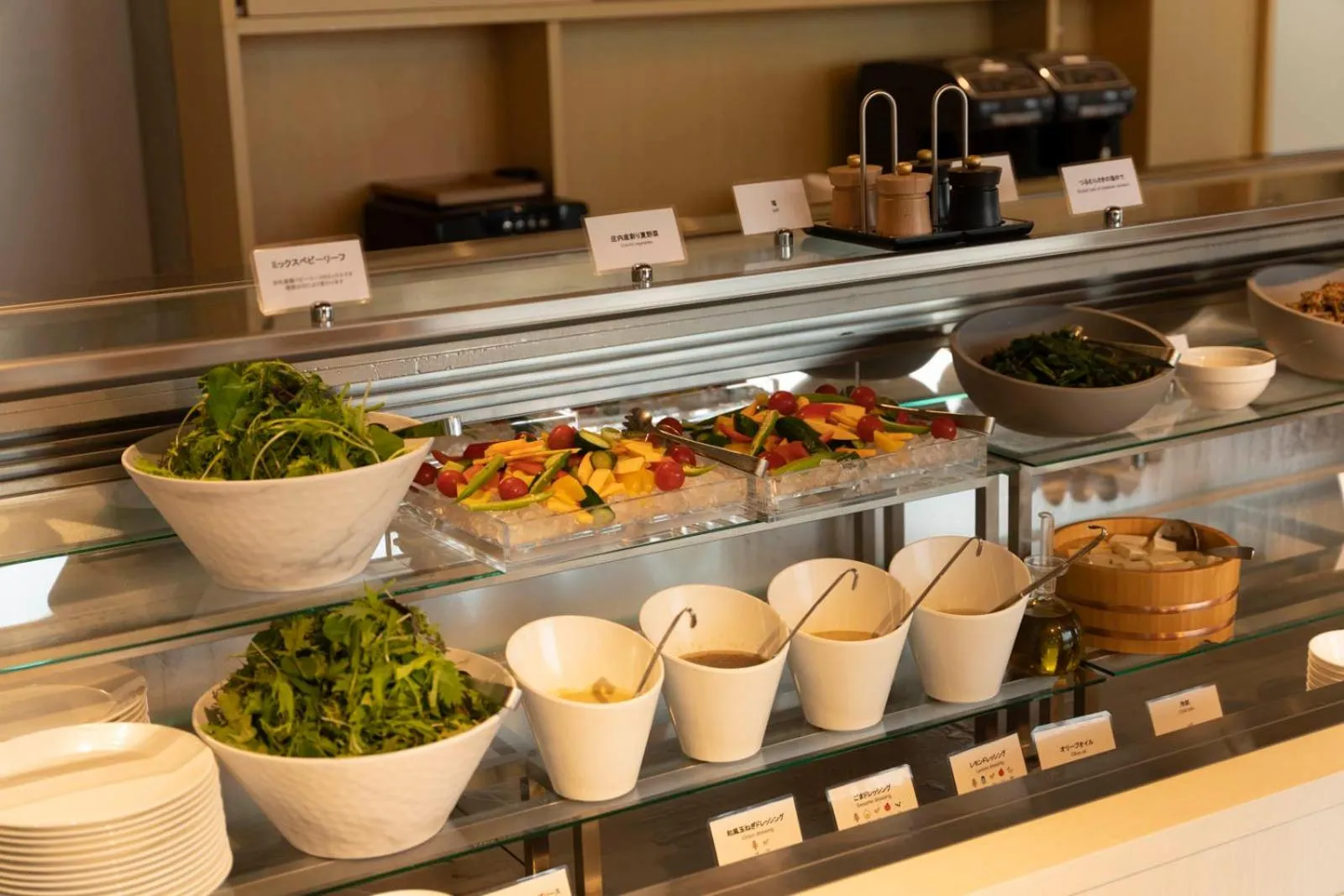 Buffet breakfast in Shonai Hotel Suiden Terrasse