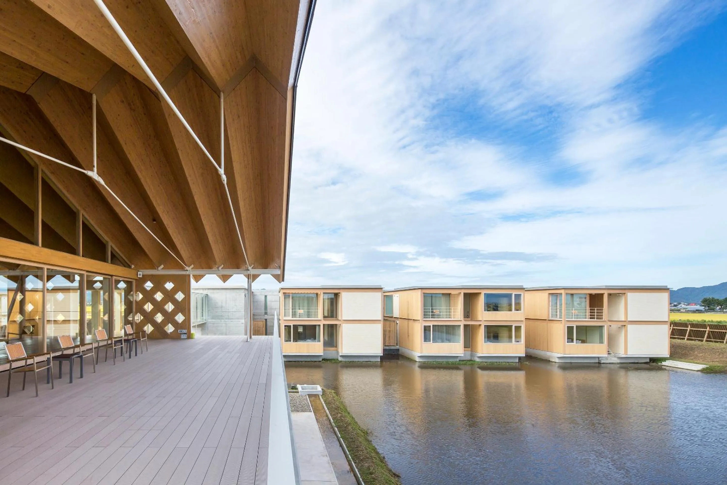 Balcony/Terrace in Shonai Hotel Suiden Terrasse