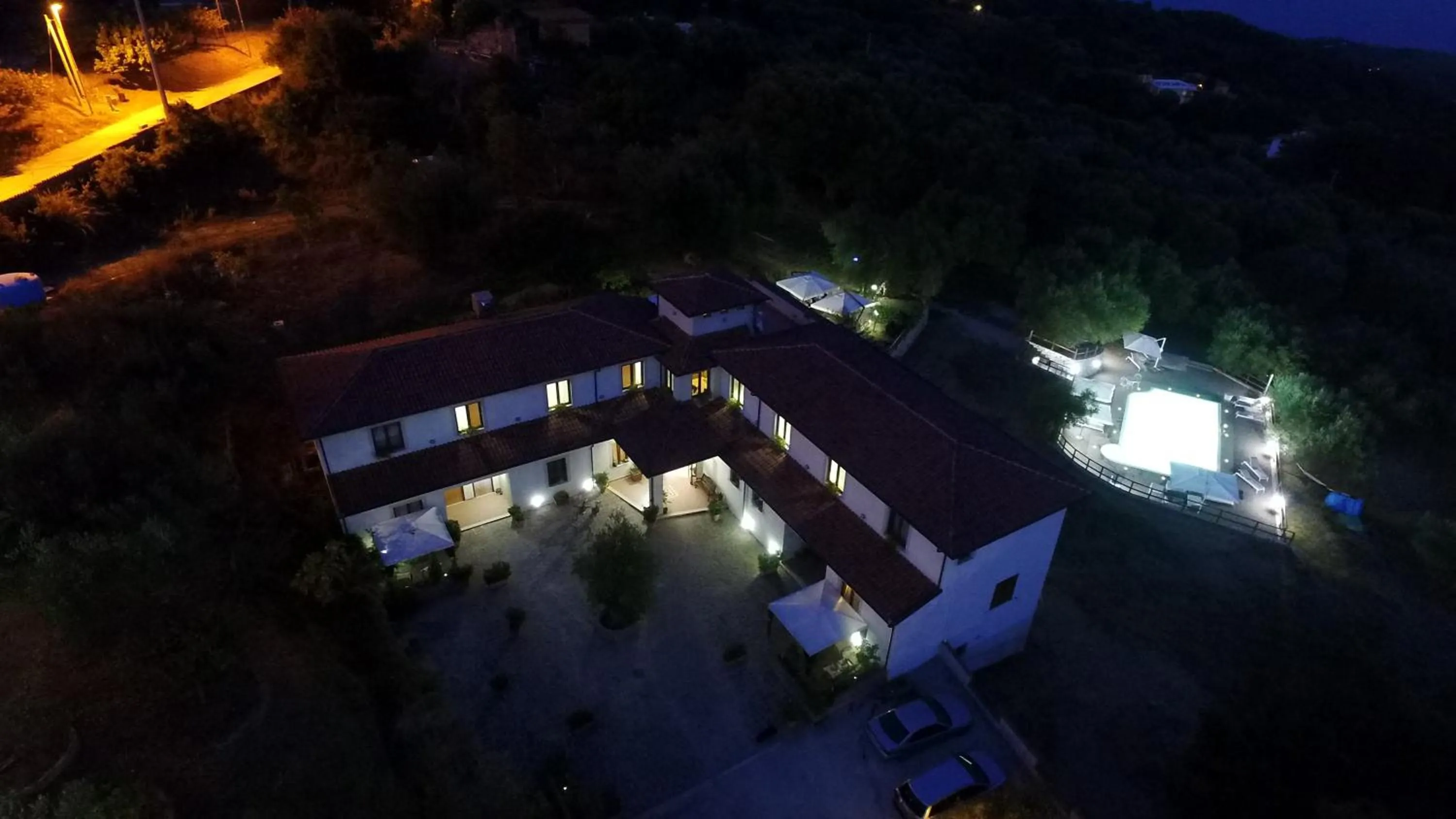 Bird's eye view in Tenuta Terre di Bosco Oasi di Relax nel Cilento