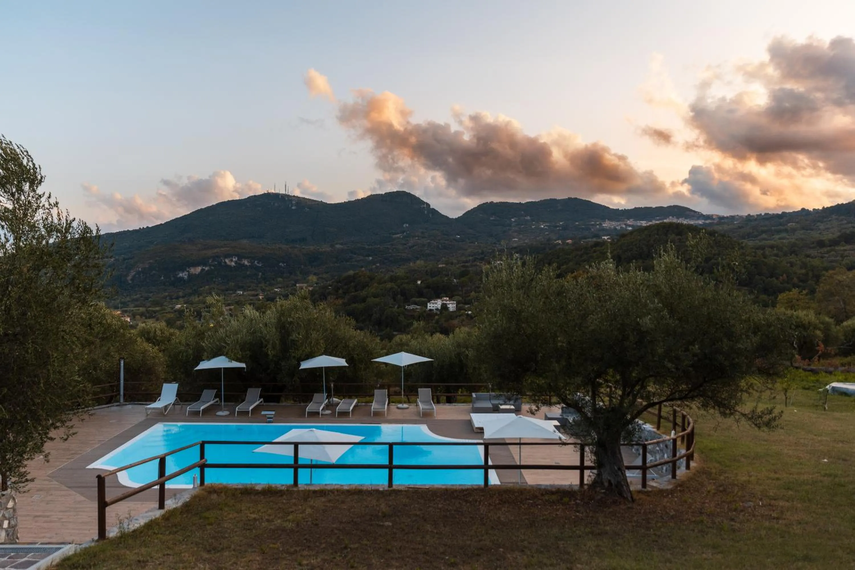 Pool view in Tenuta Terre di Bosco Oasi di Relax nel Cilento