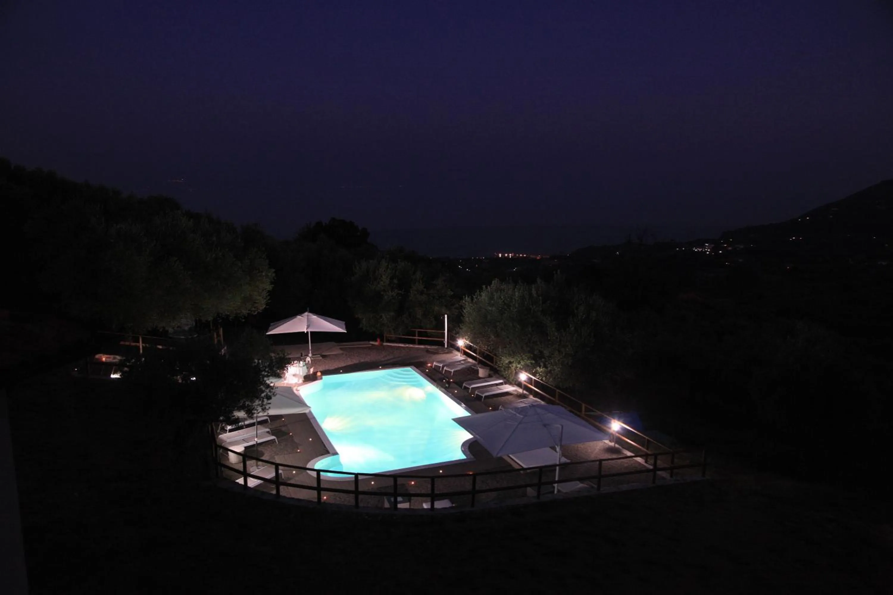 Pool view in Tenuta Terre di Bosco Oasi di Relax nel Cilento