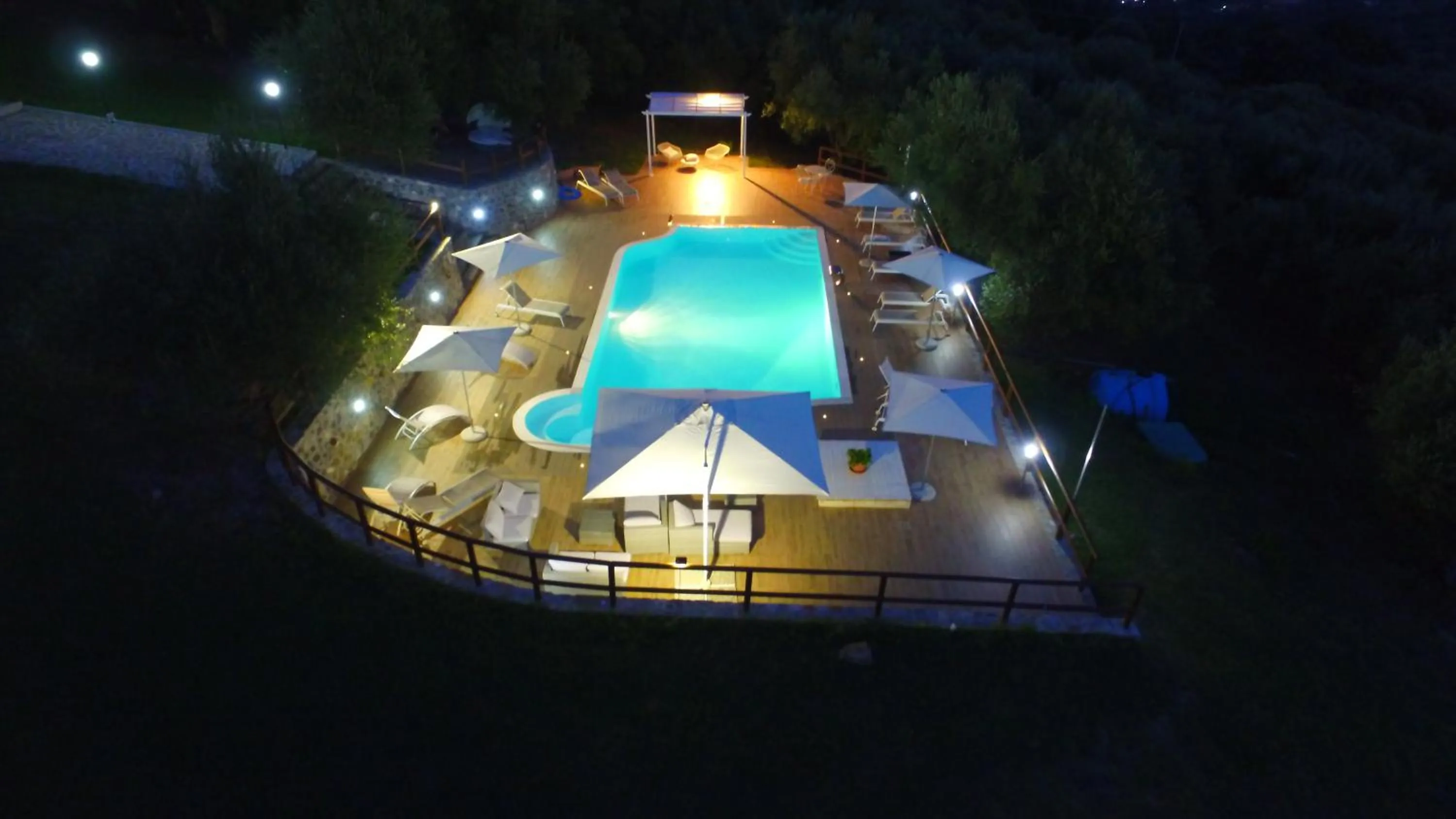 Pool view in Tenuta Terre di Bosco Oasi di Relax nel Cilento