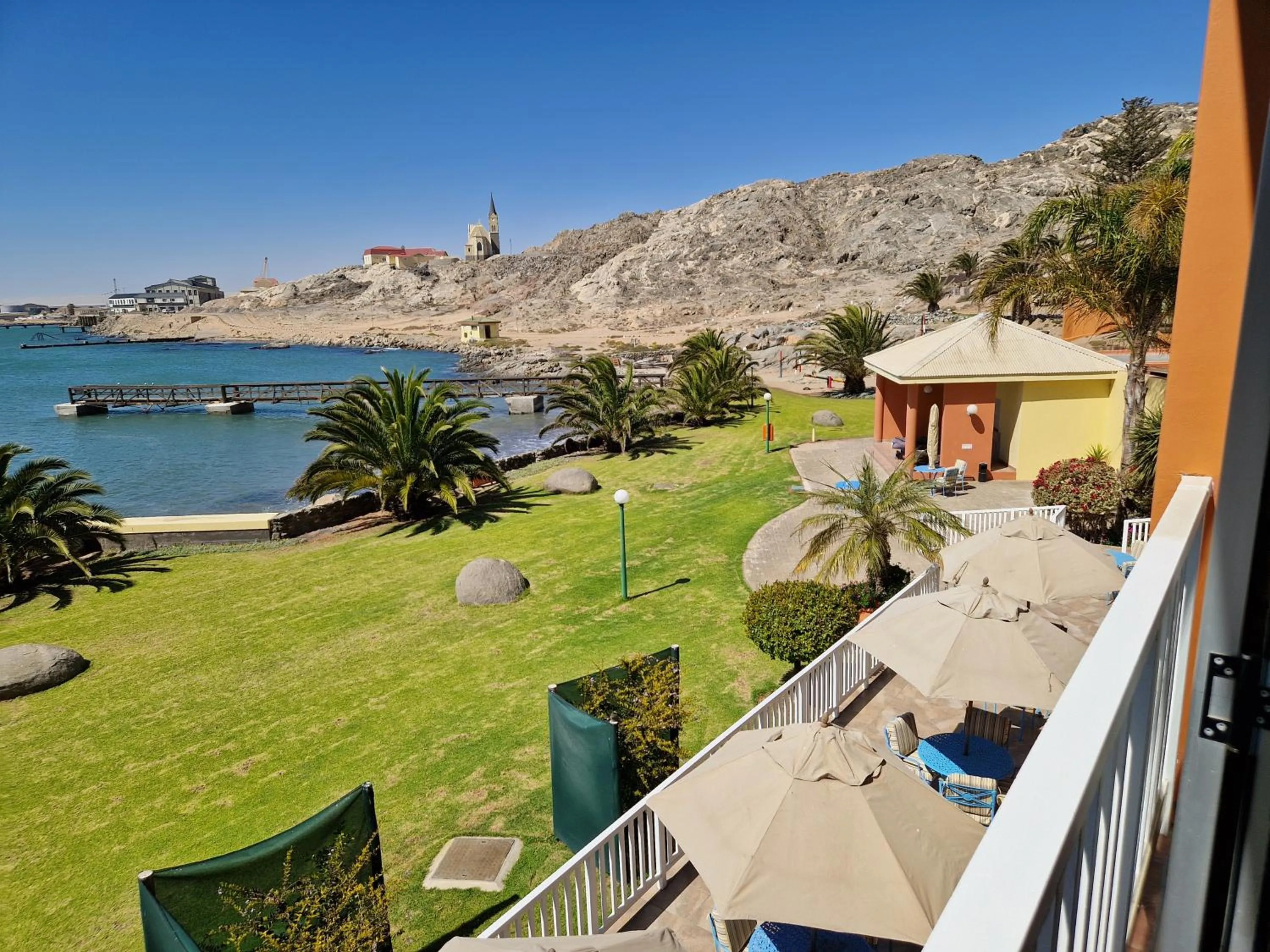 Balcony/Terrace in Lüderitz Nest Hotel