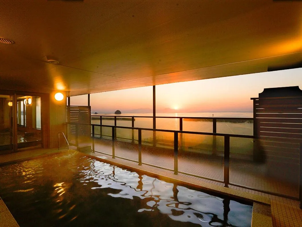Hot Spring Bath in Hotel Seaside Shimabara