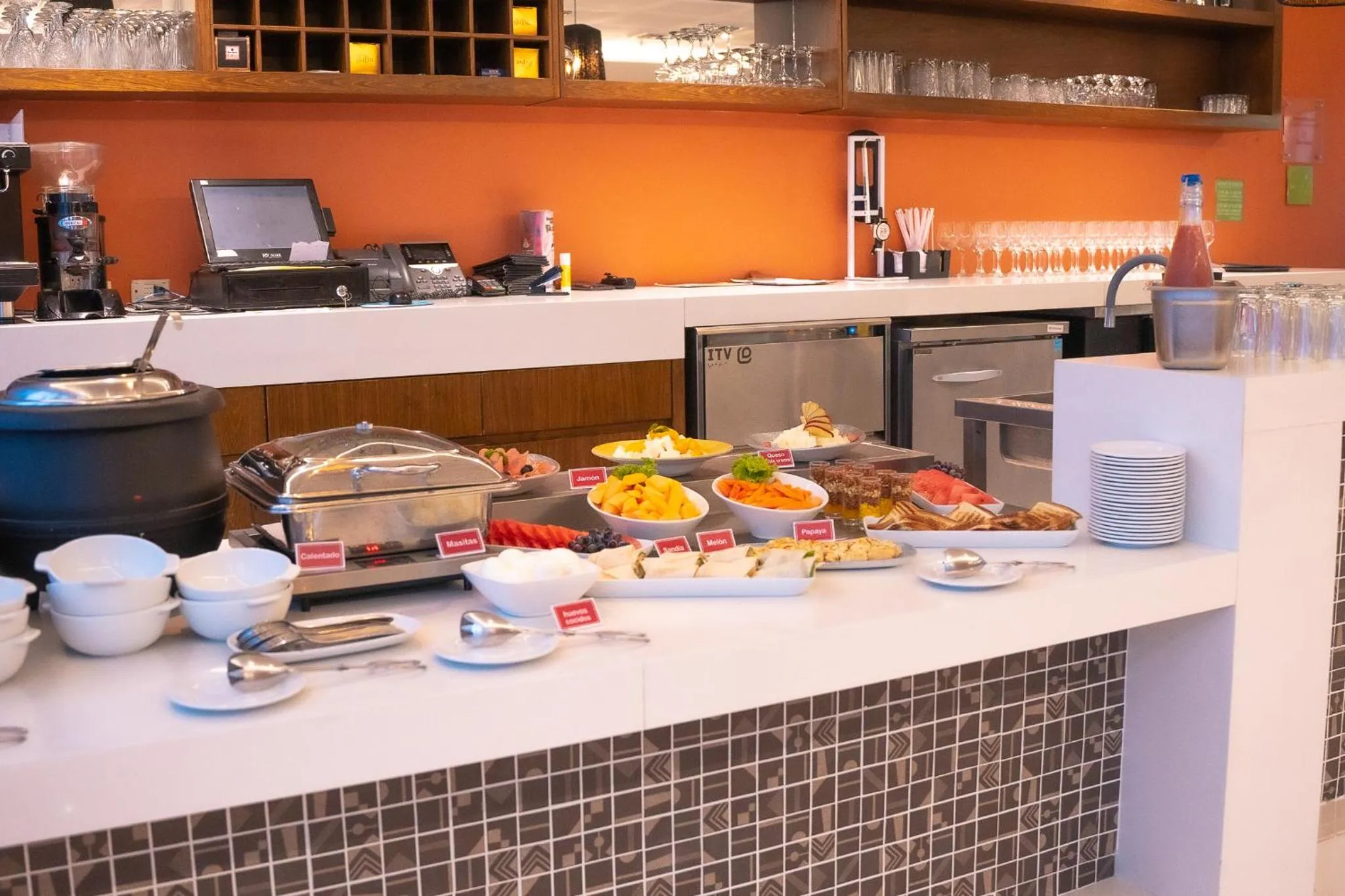 Buffet breakfast in Mia Hotel Choco