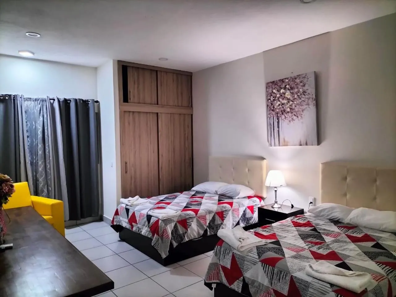 Bed in Hotel La Estancia