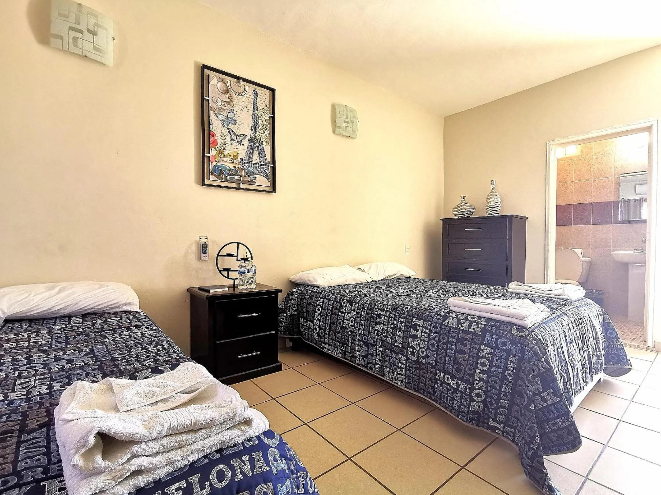 Bed in Hotel La Estancia