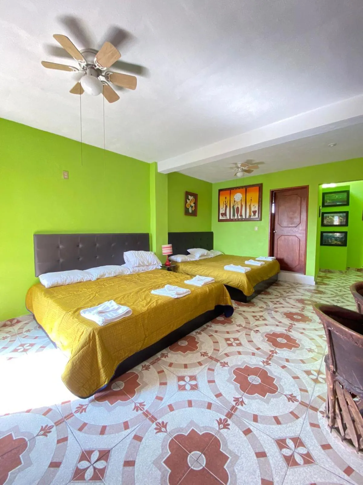 Bed in Hotel La Estancia