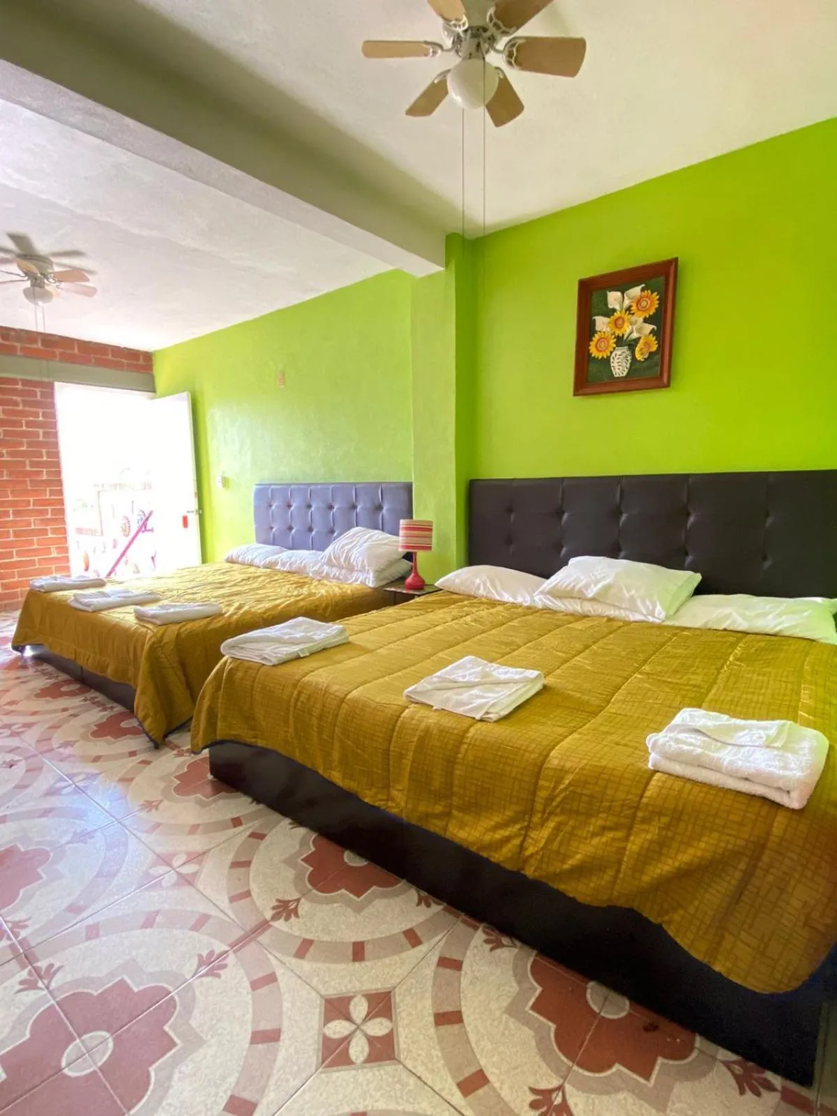 Bed in Hotel La Estancia