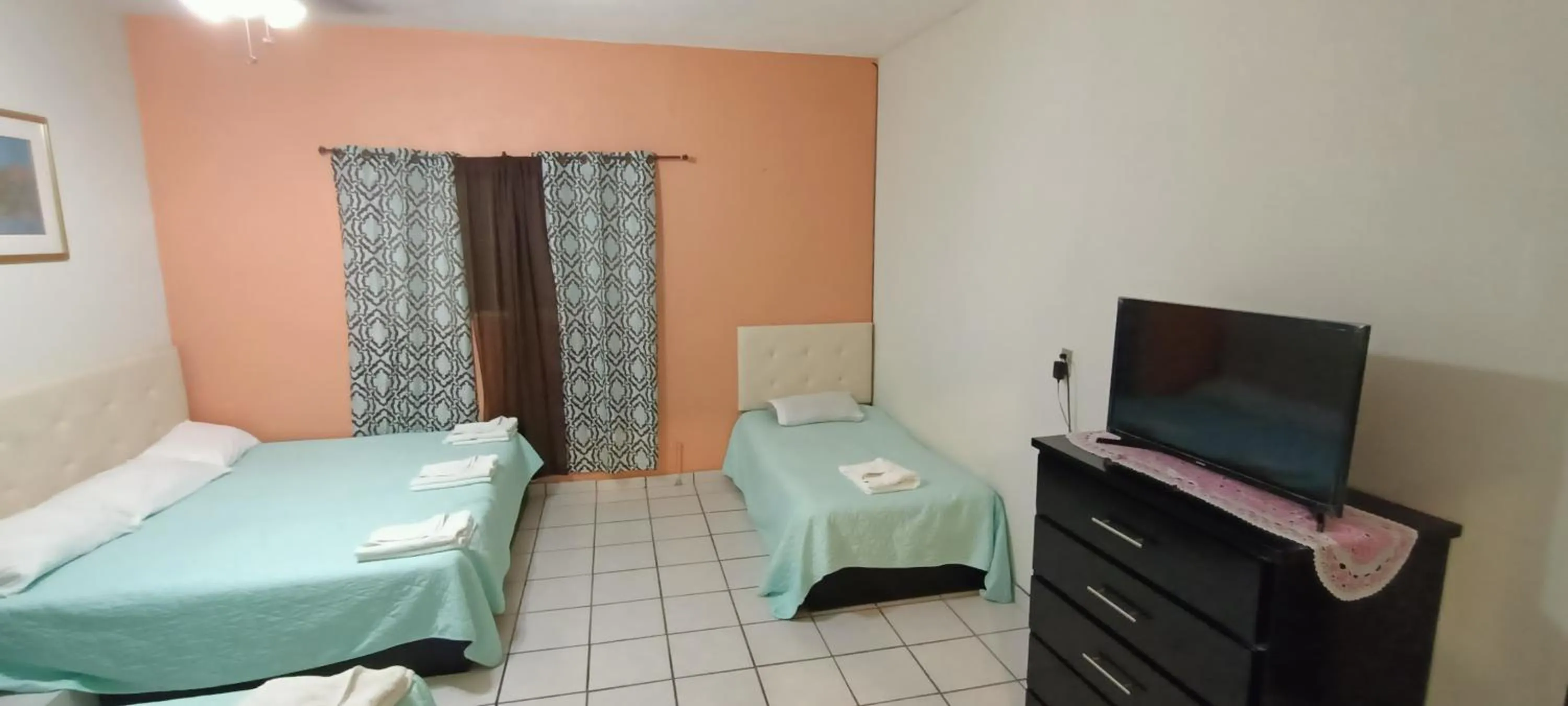 Bed in Hotel La Estancia