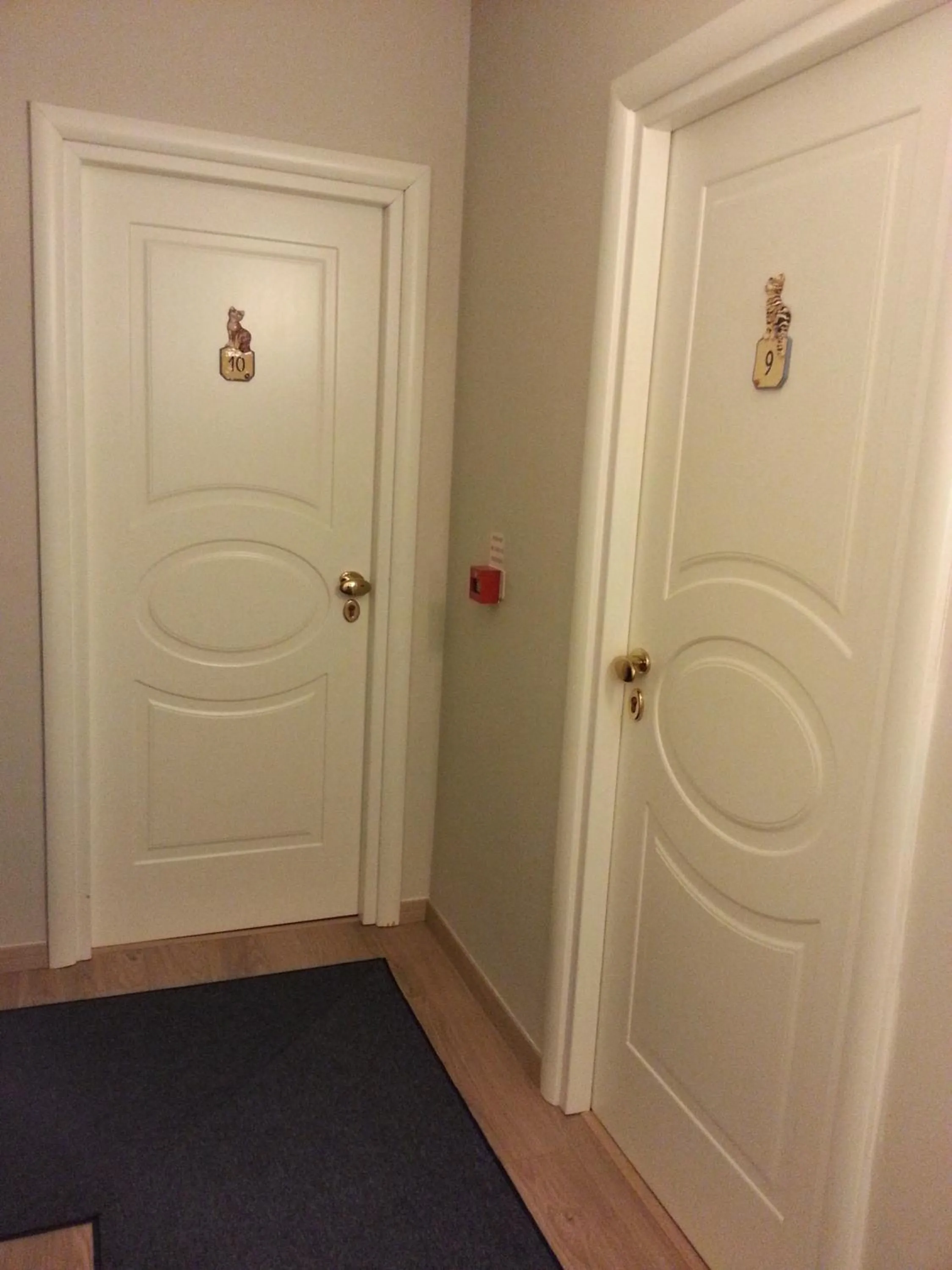 Decorative detail in Hotel Il Gatto