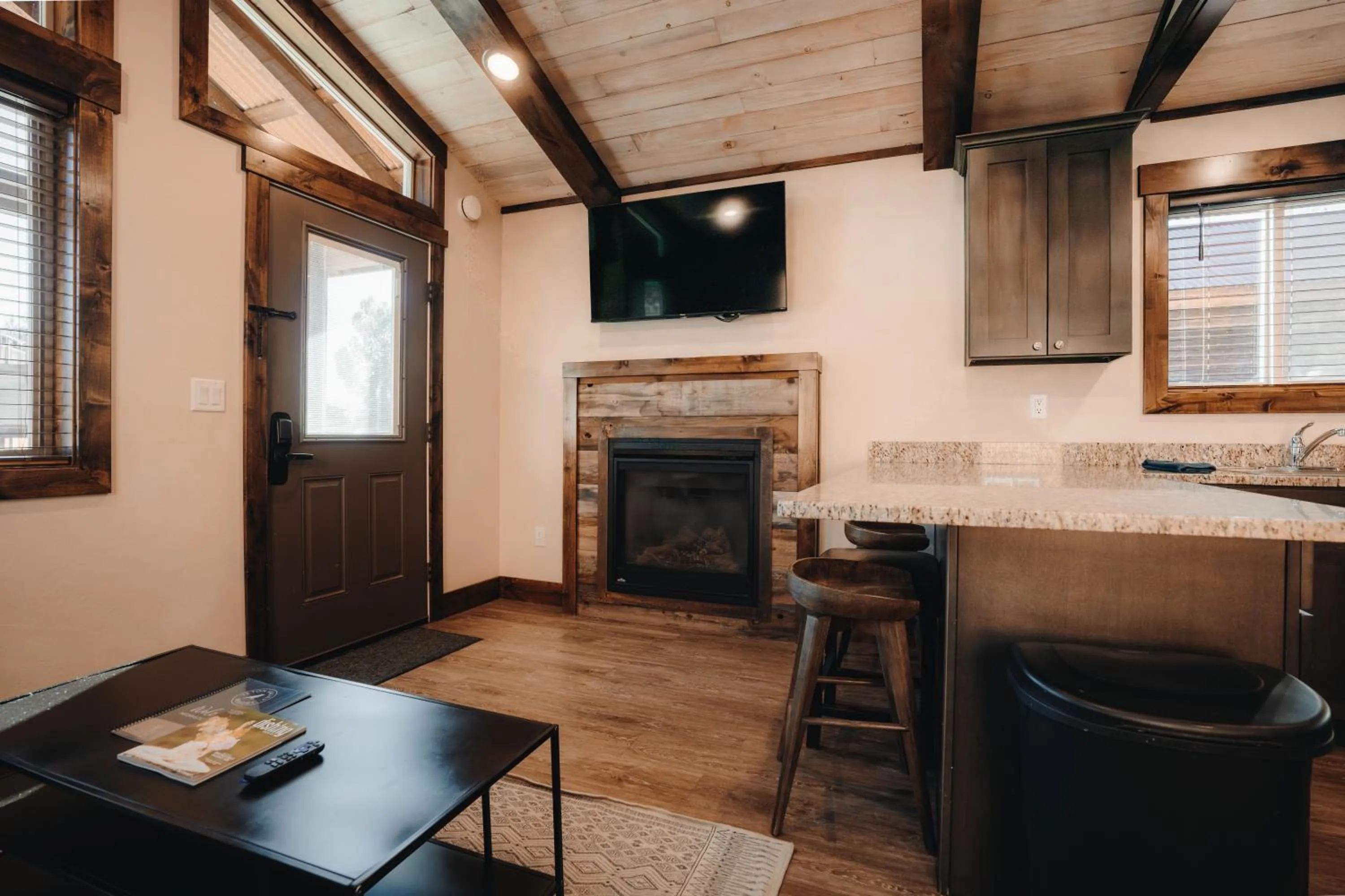Seating area in Teton Valley Resort