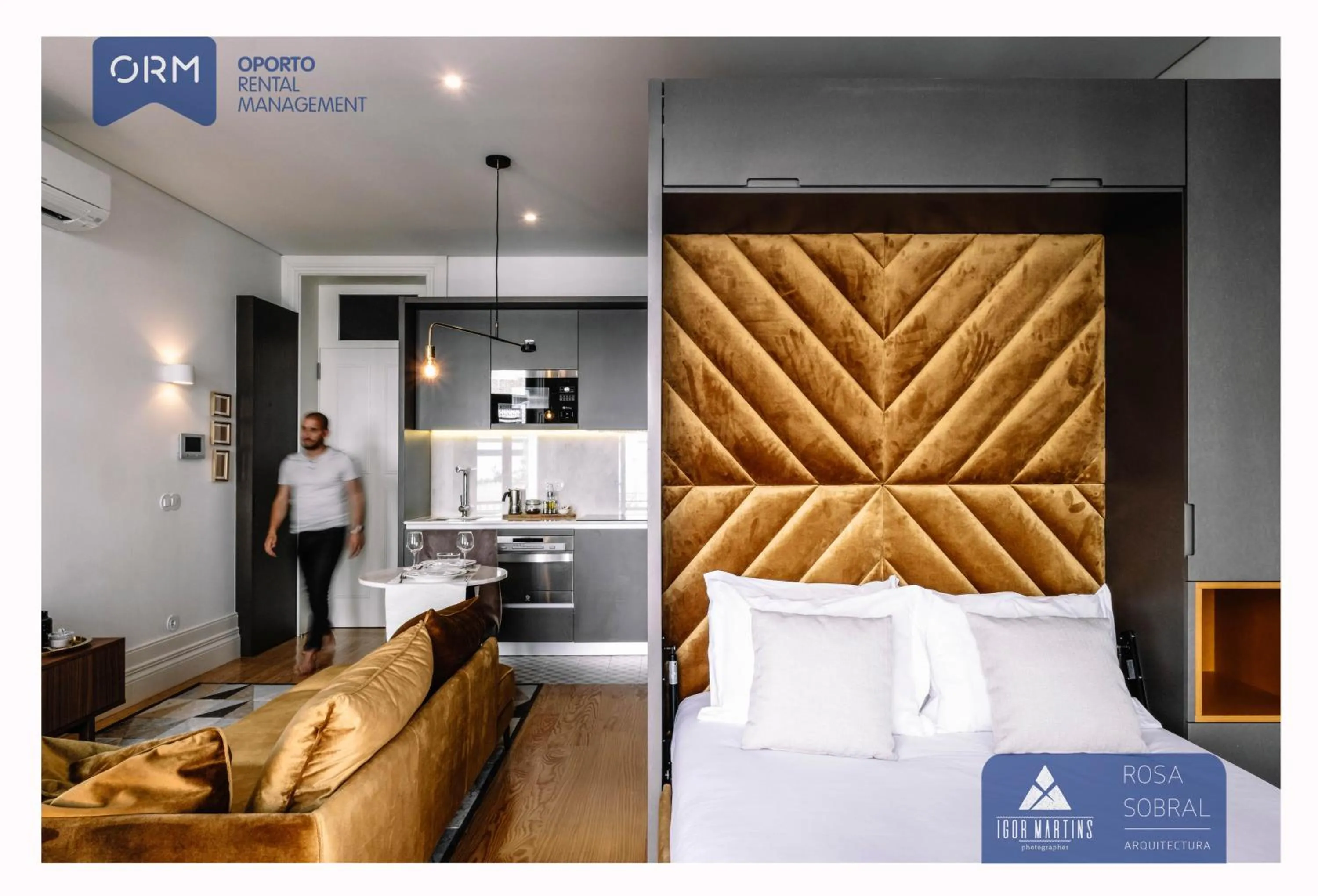 TV and multimedia, Bed in ORM - Camões Apartment