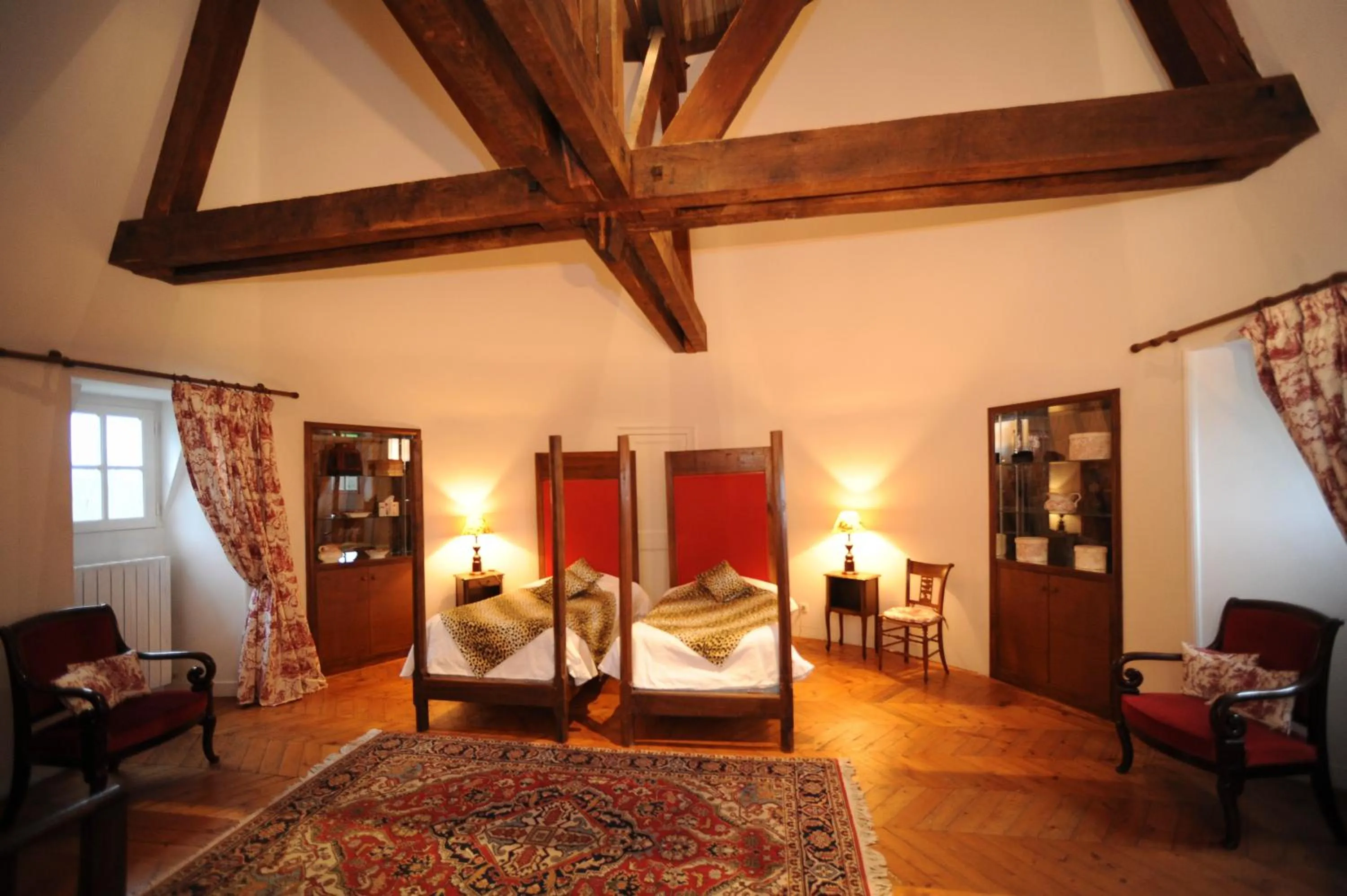 Bedroom, Bed in Chateau de Canisy