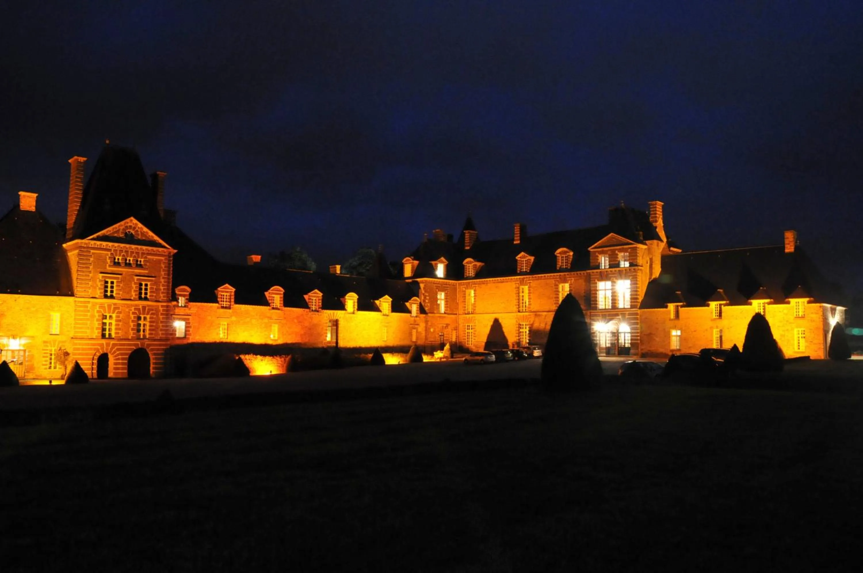 Facade/entrance in Chateau de Canisy