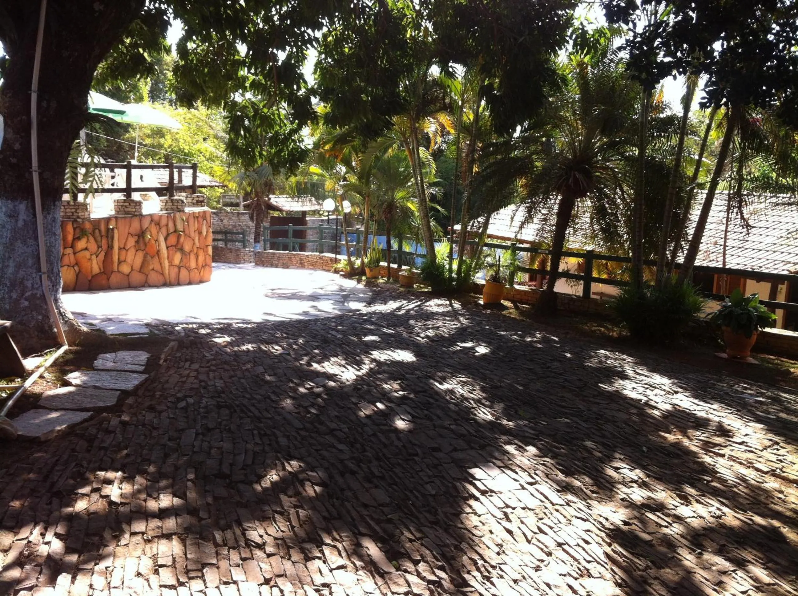 Garden view in Pousada Estrela Matutina