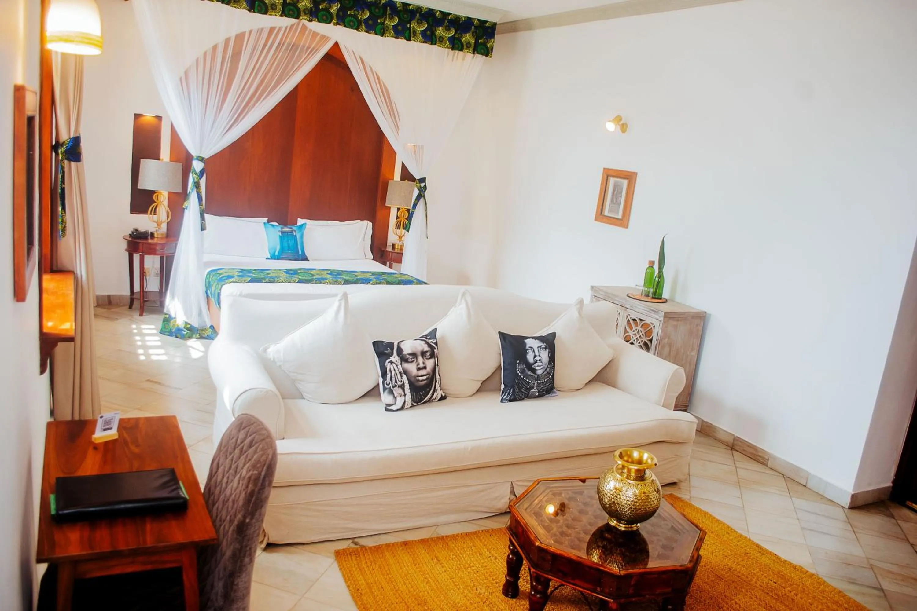 Bed in The Seyyida Hotel and Spa