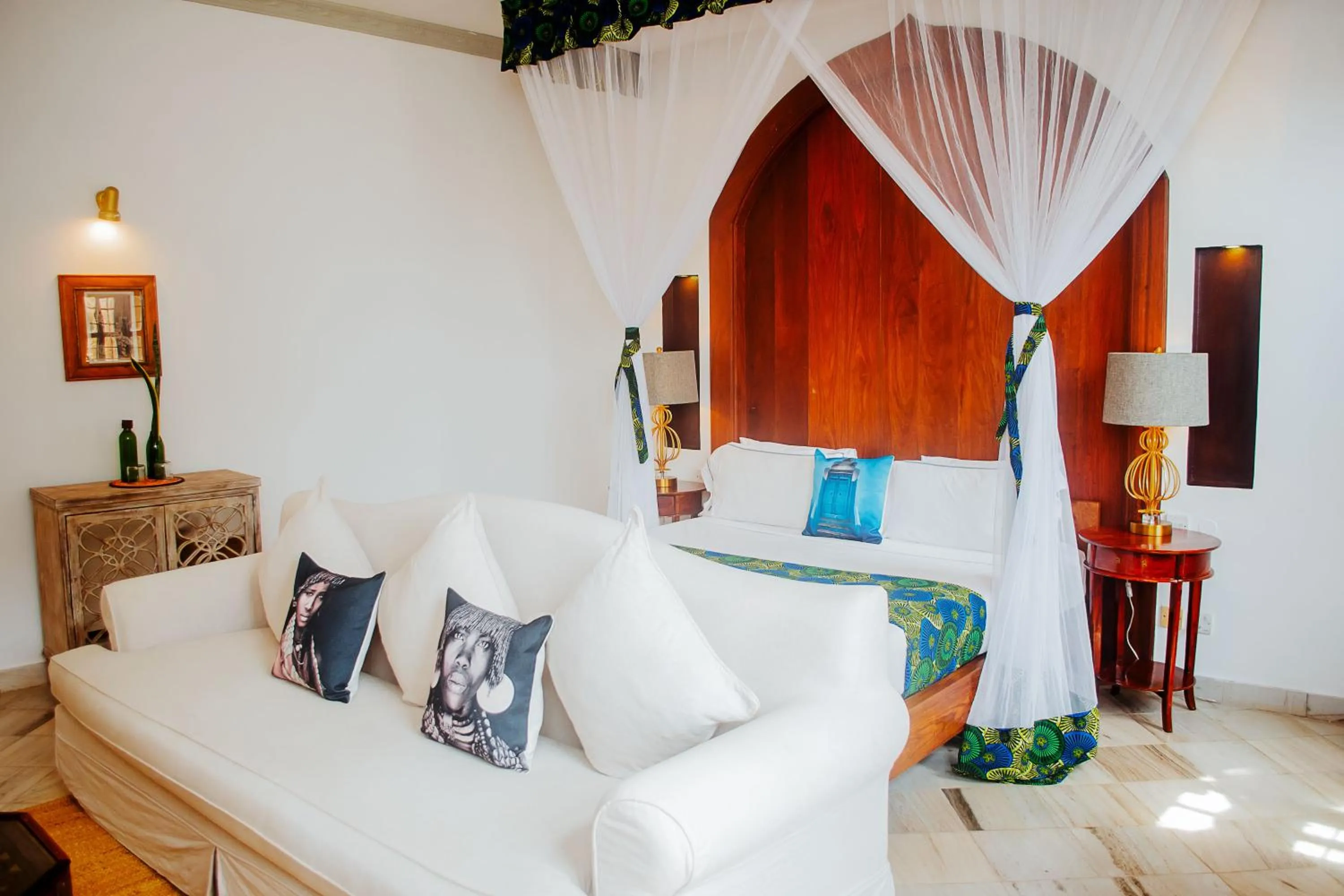 Bed in The Seyyida Hotel and Spa