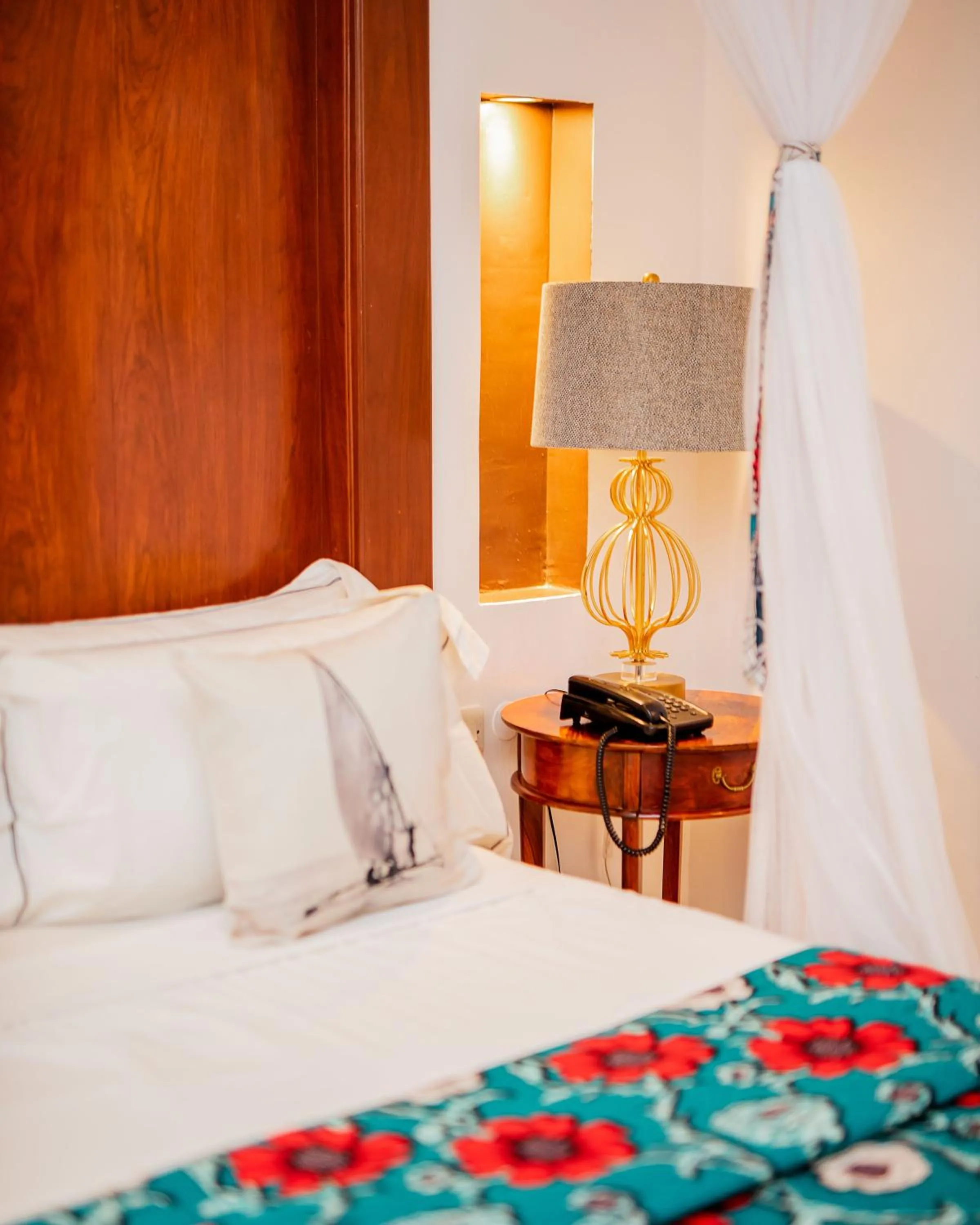 Bed in The Seyyida Hotel and Spa