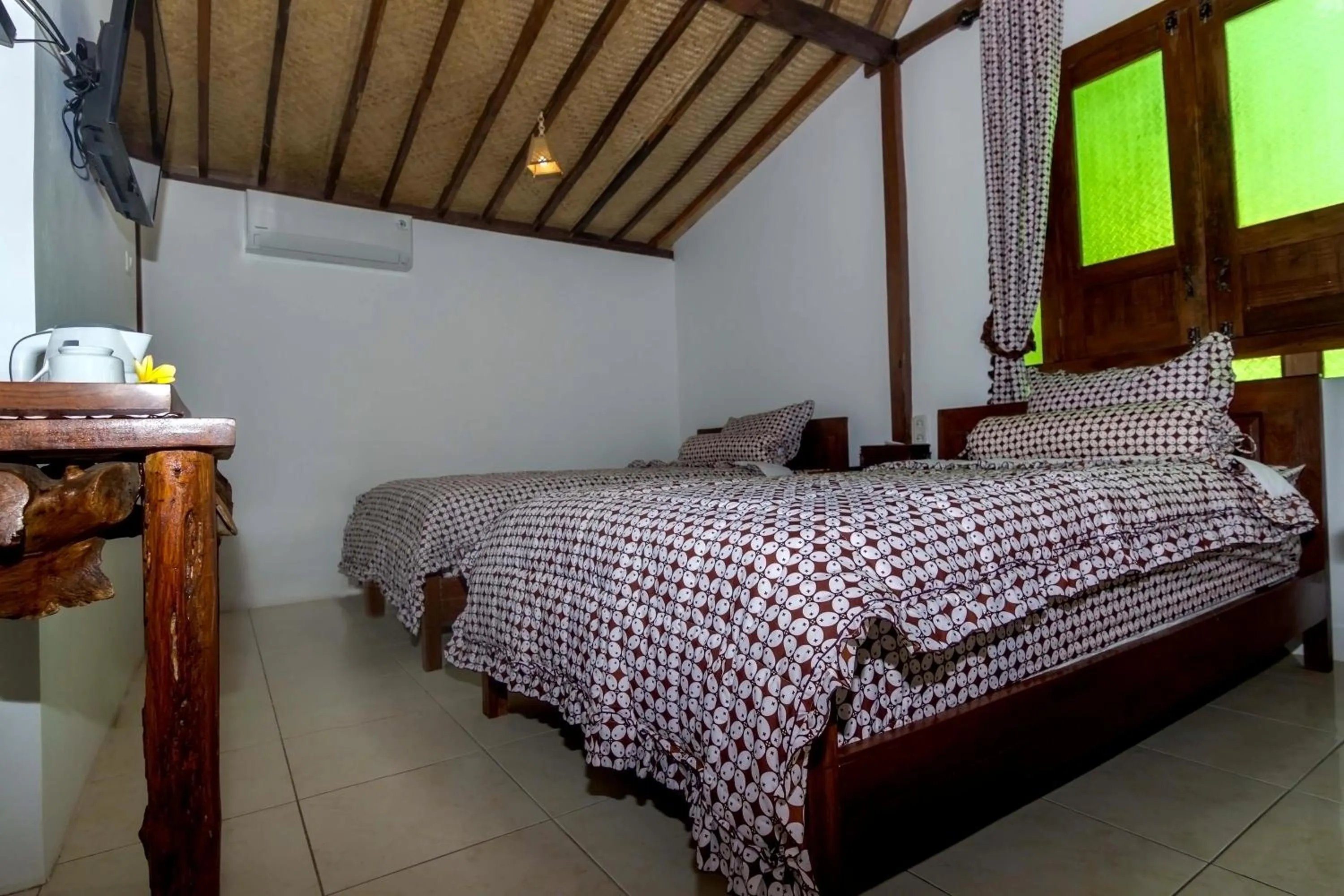 Bedroom, Bed in The Omah Borobudur