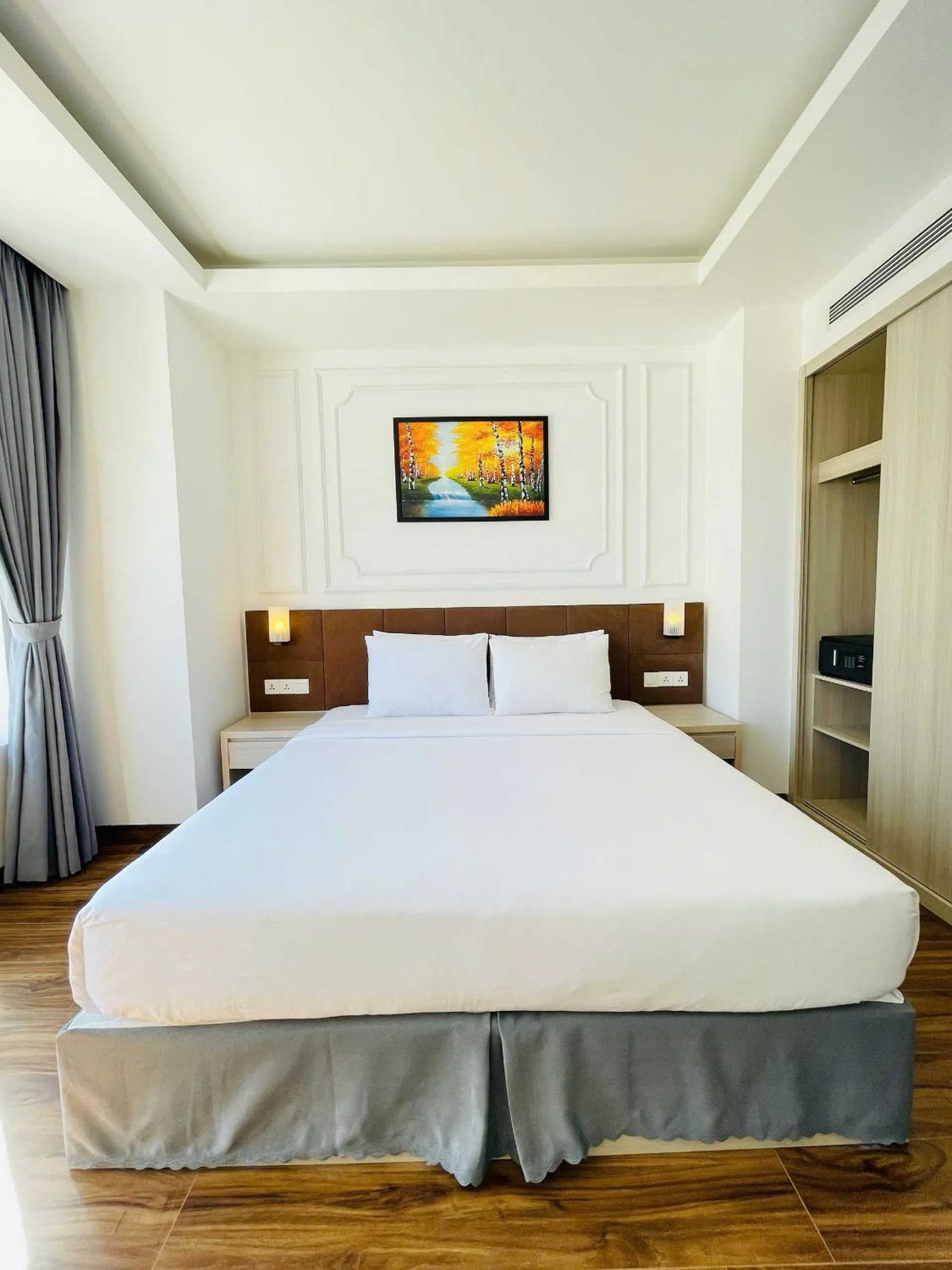 Bed in Hon Chong Retreat Hotel