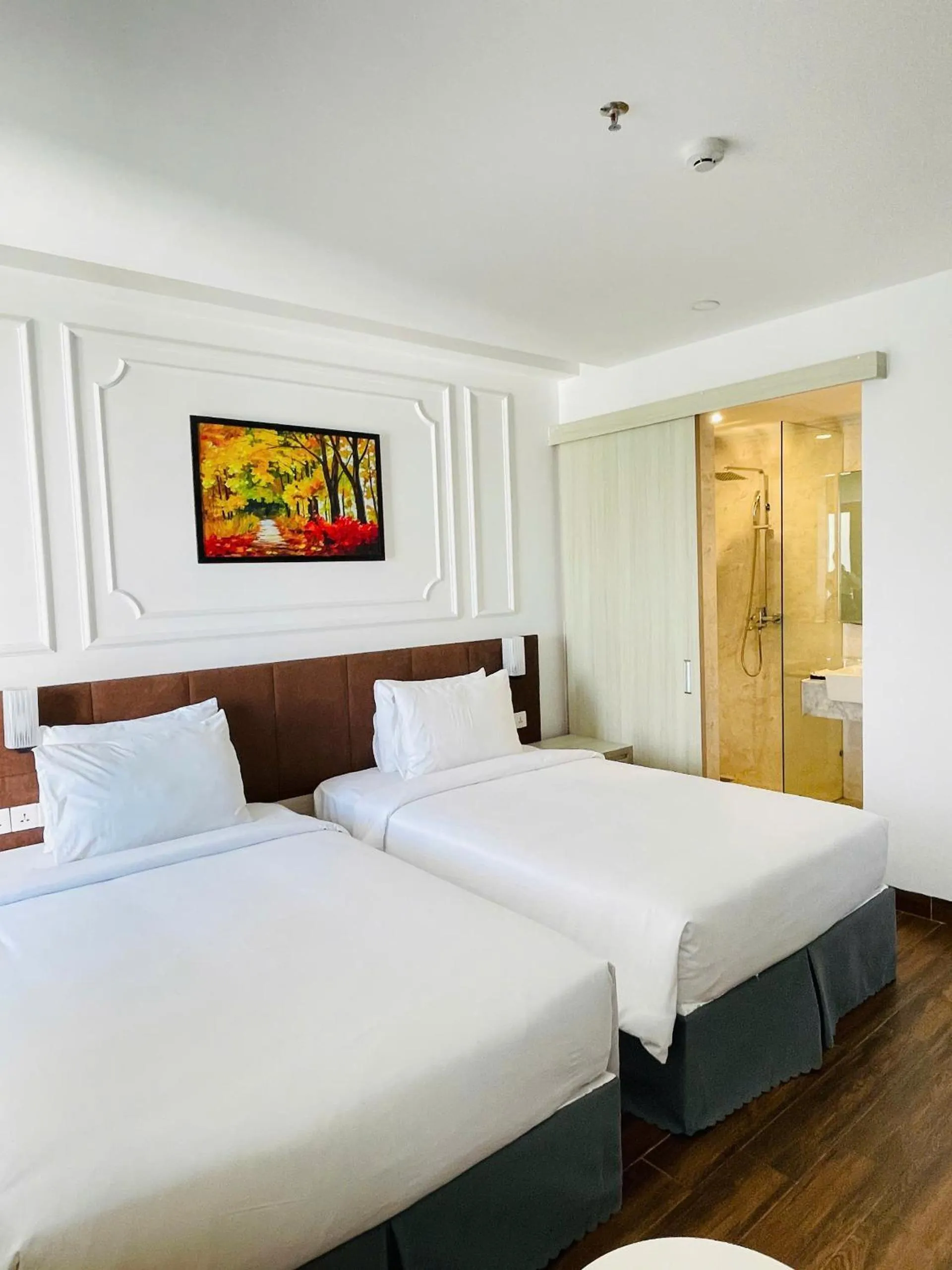 Bed in Hon Chong Retreat Hotel