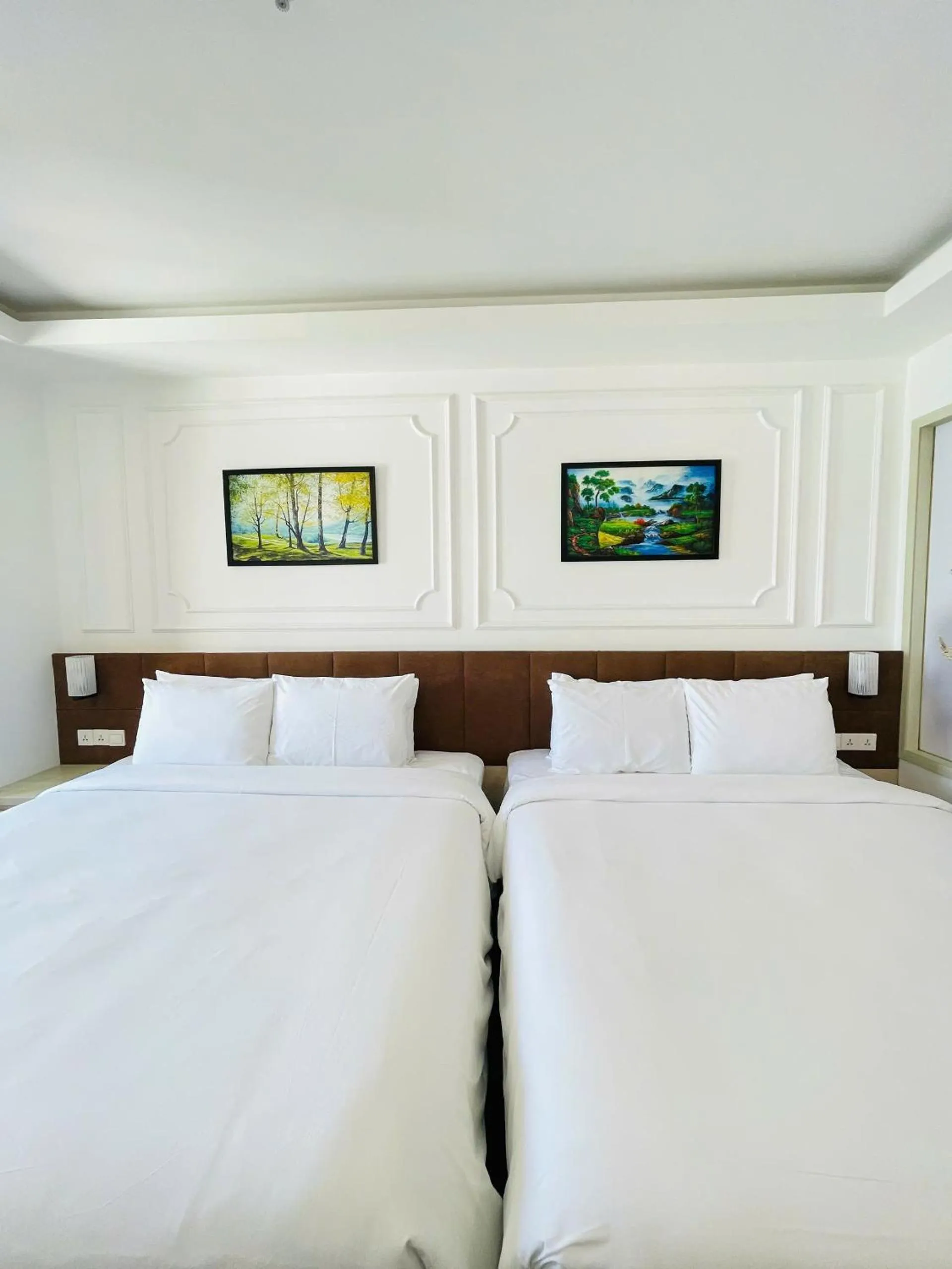 Bed in Hon Chong Retreat Hotel