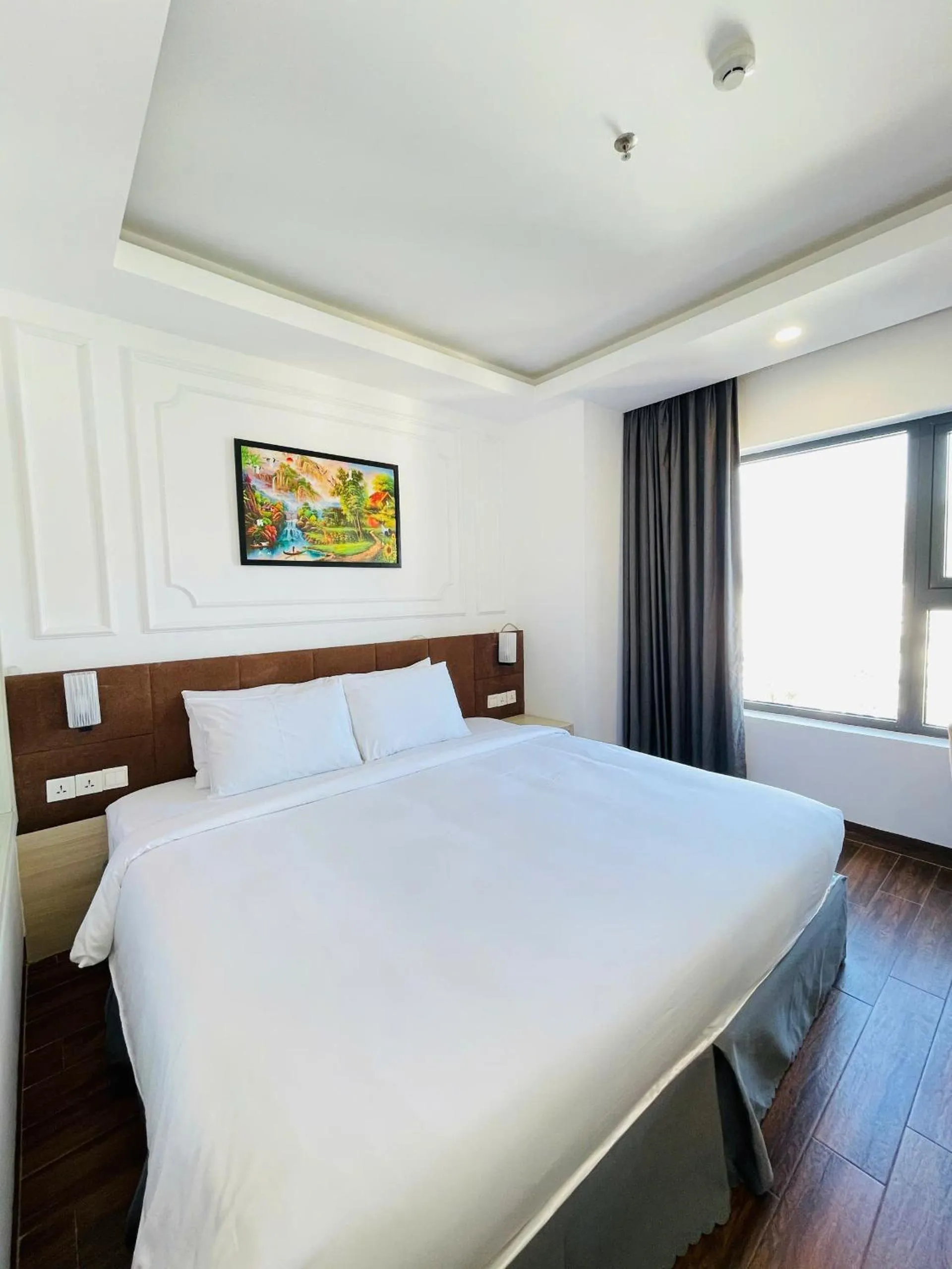 Bed in Hon Chong Retreat Hotel