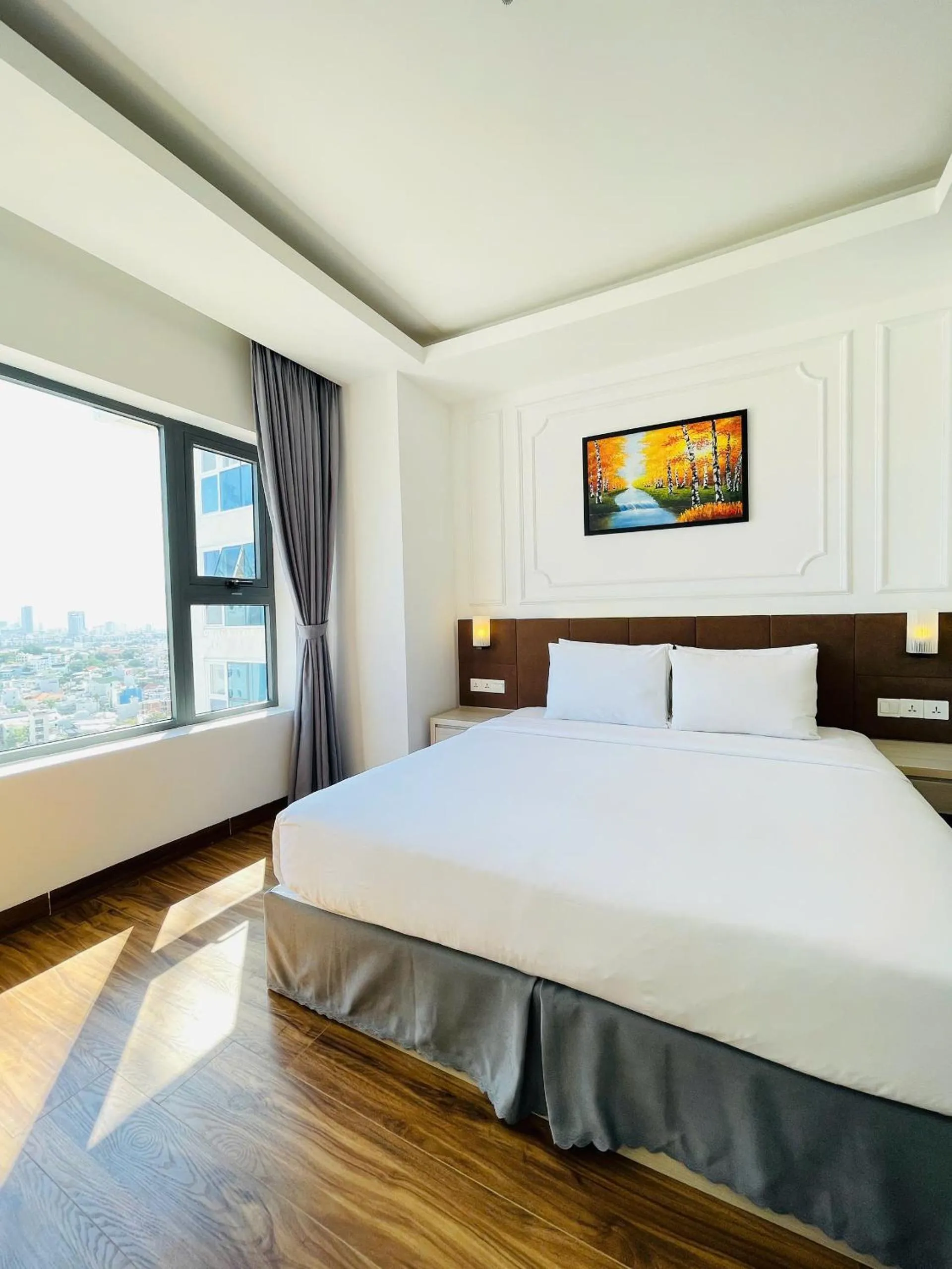 Bed in Hon Chong Retreat Hotel