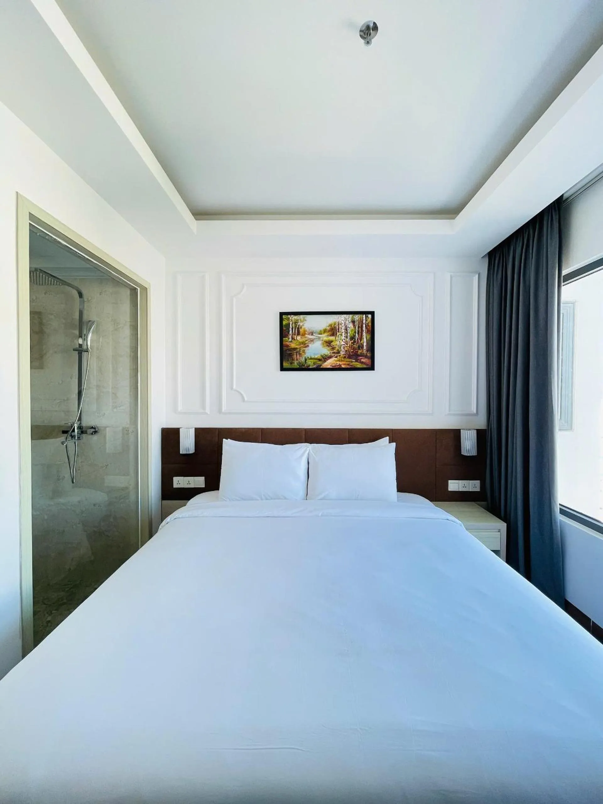 Bed in Hon Chong Retreat Hotel