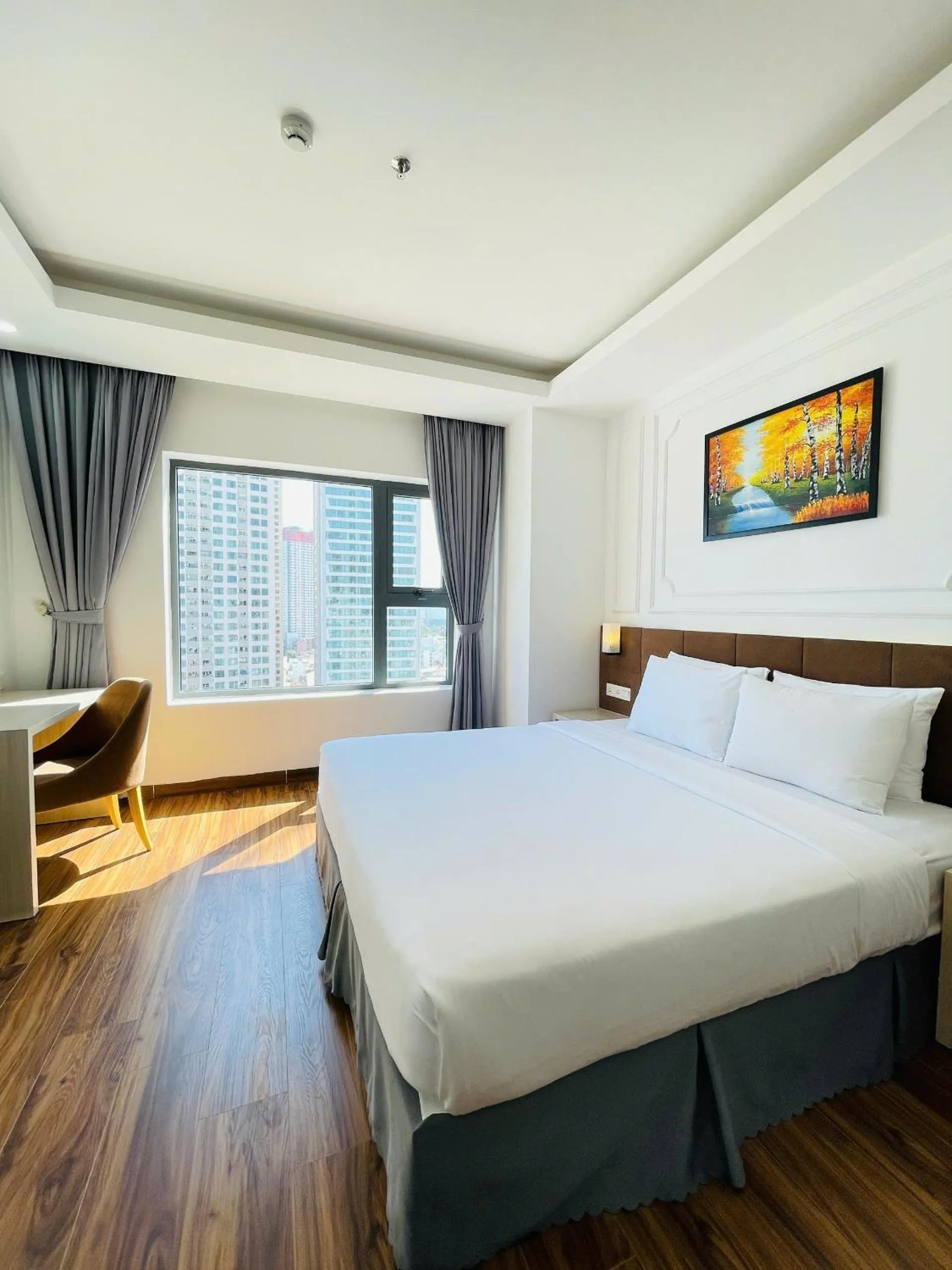 Bed in Hon Chong Retreat Hotel