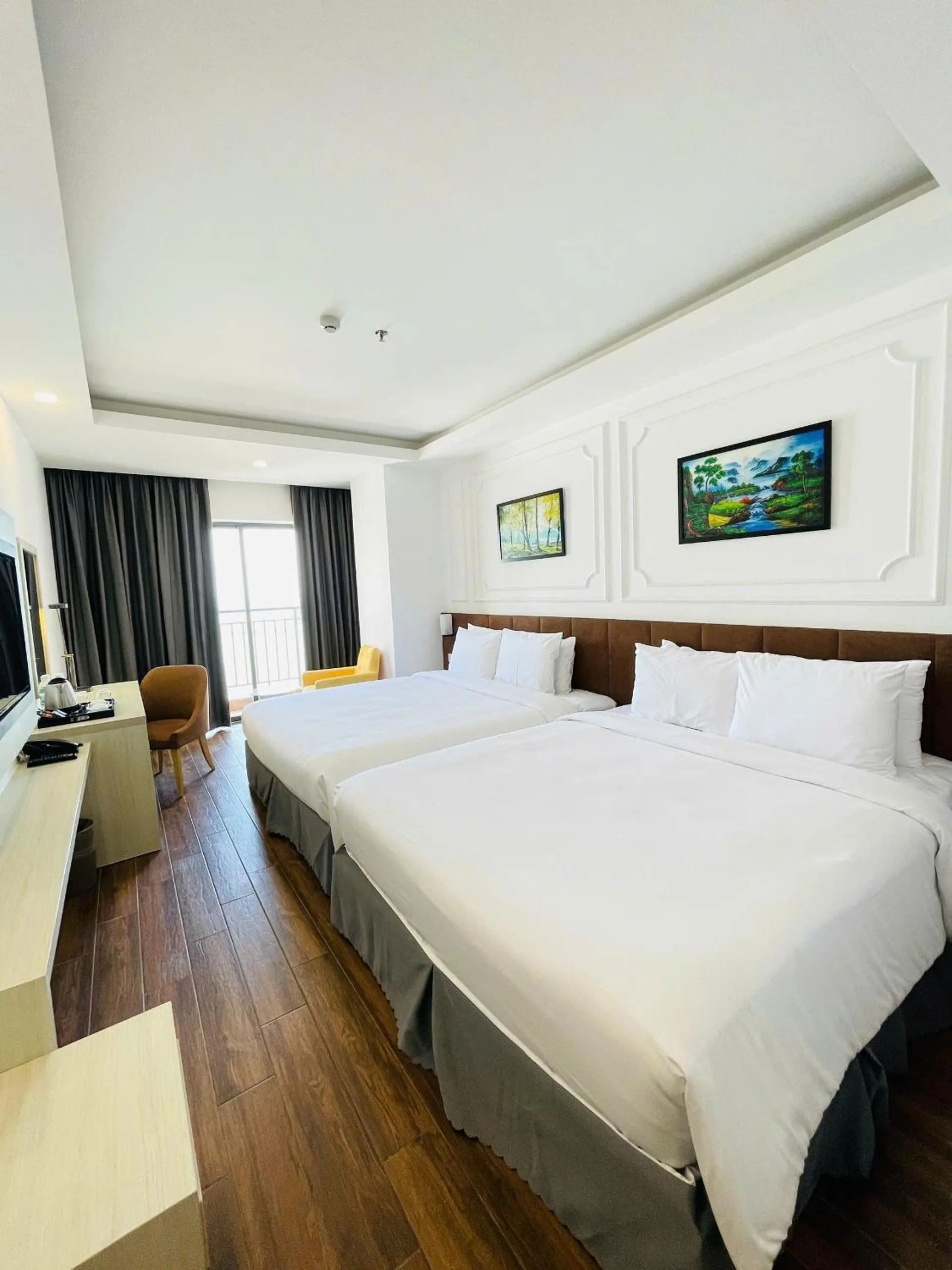 Bed in Hon Chong Retreat Hotel