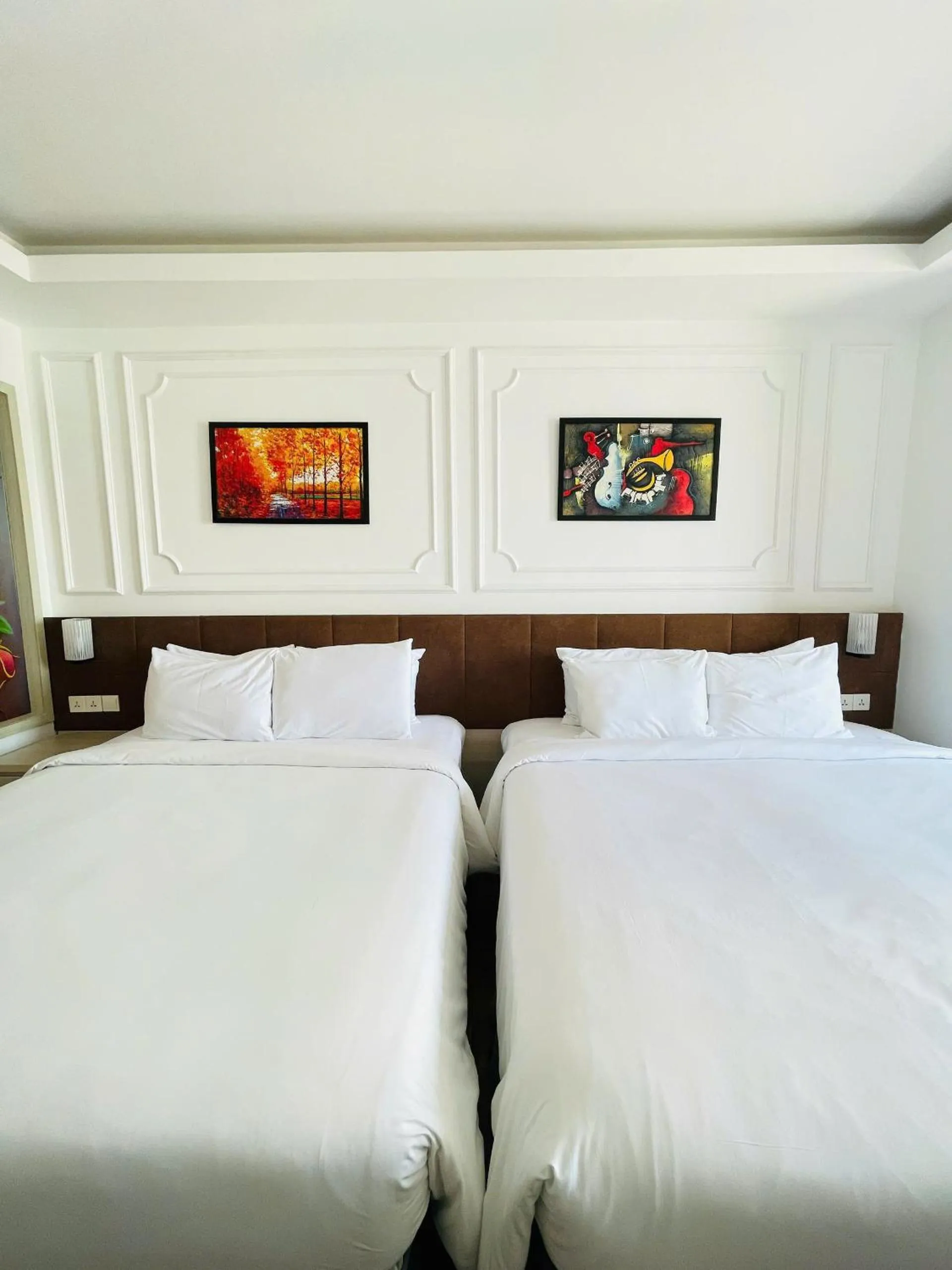 Bed in Hon Chong Retreat Hotel