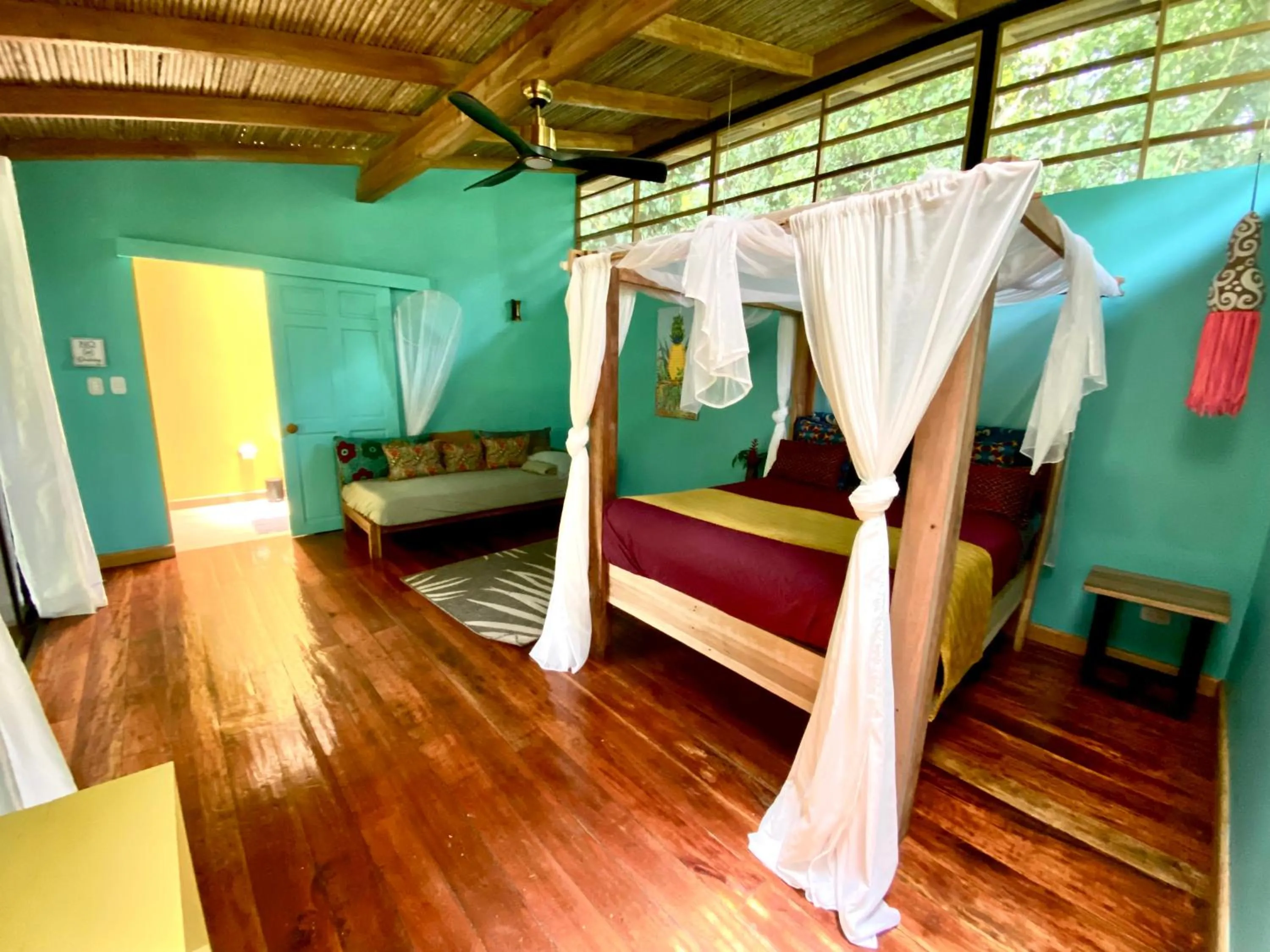 Bed in La Shamana - Ecological Concept in Jungle