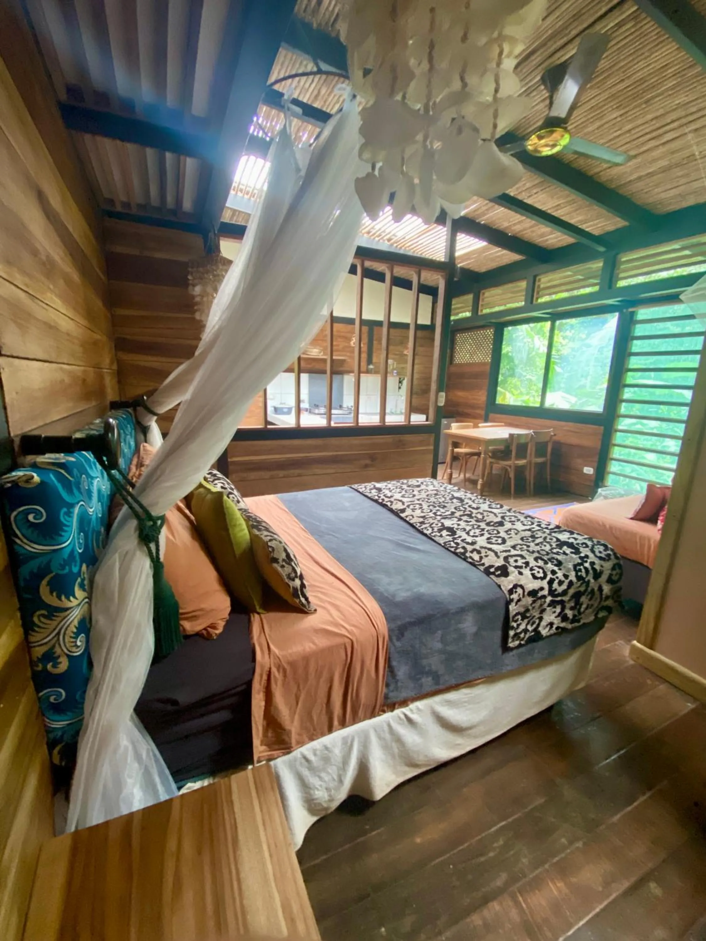 Bed in La Shamana - Ecological Concept in Jungle