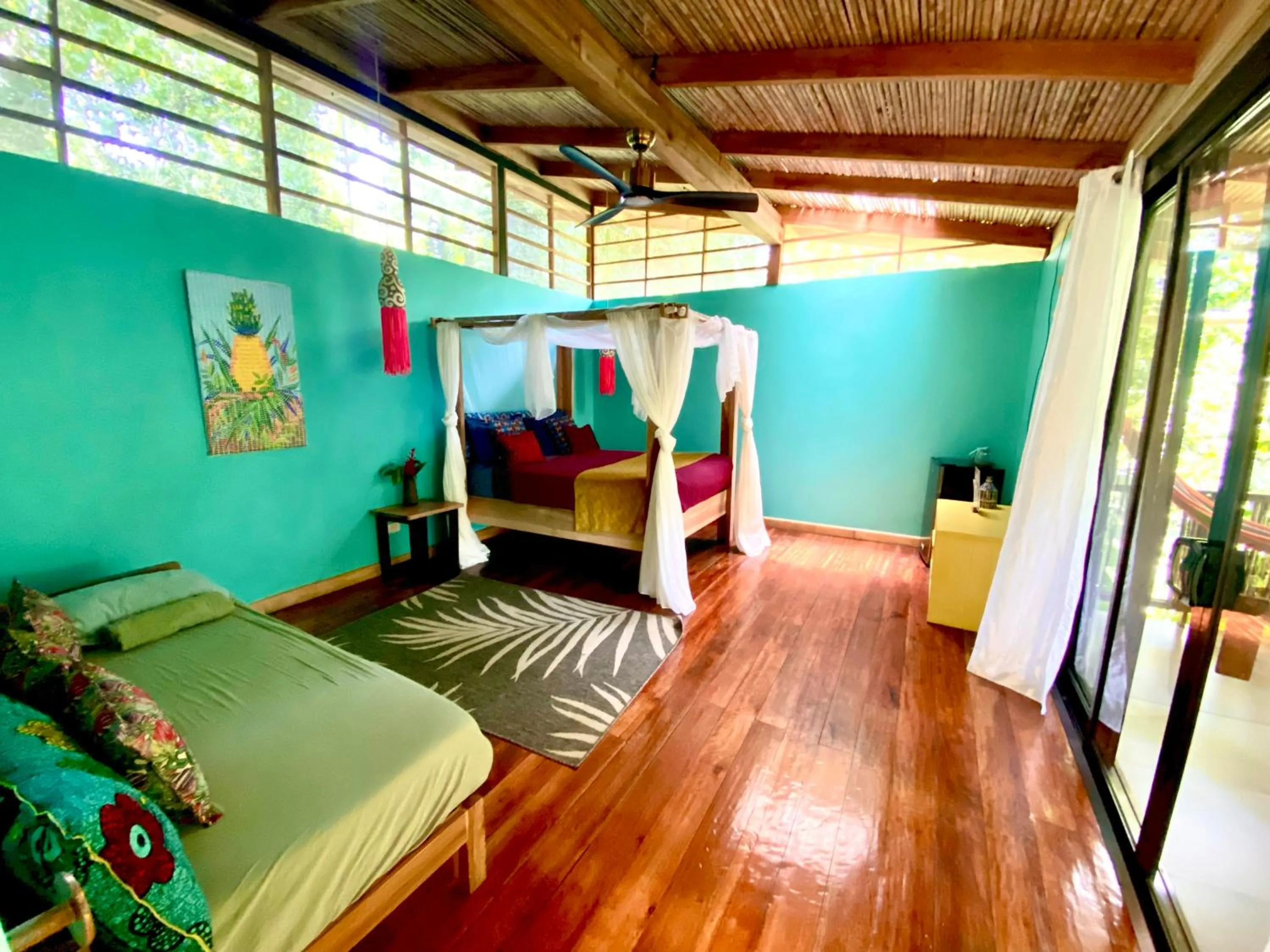 Bed in La Shamana - Ecological Concept in Jungle