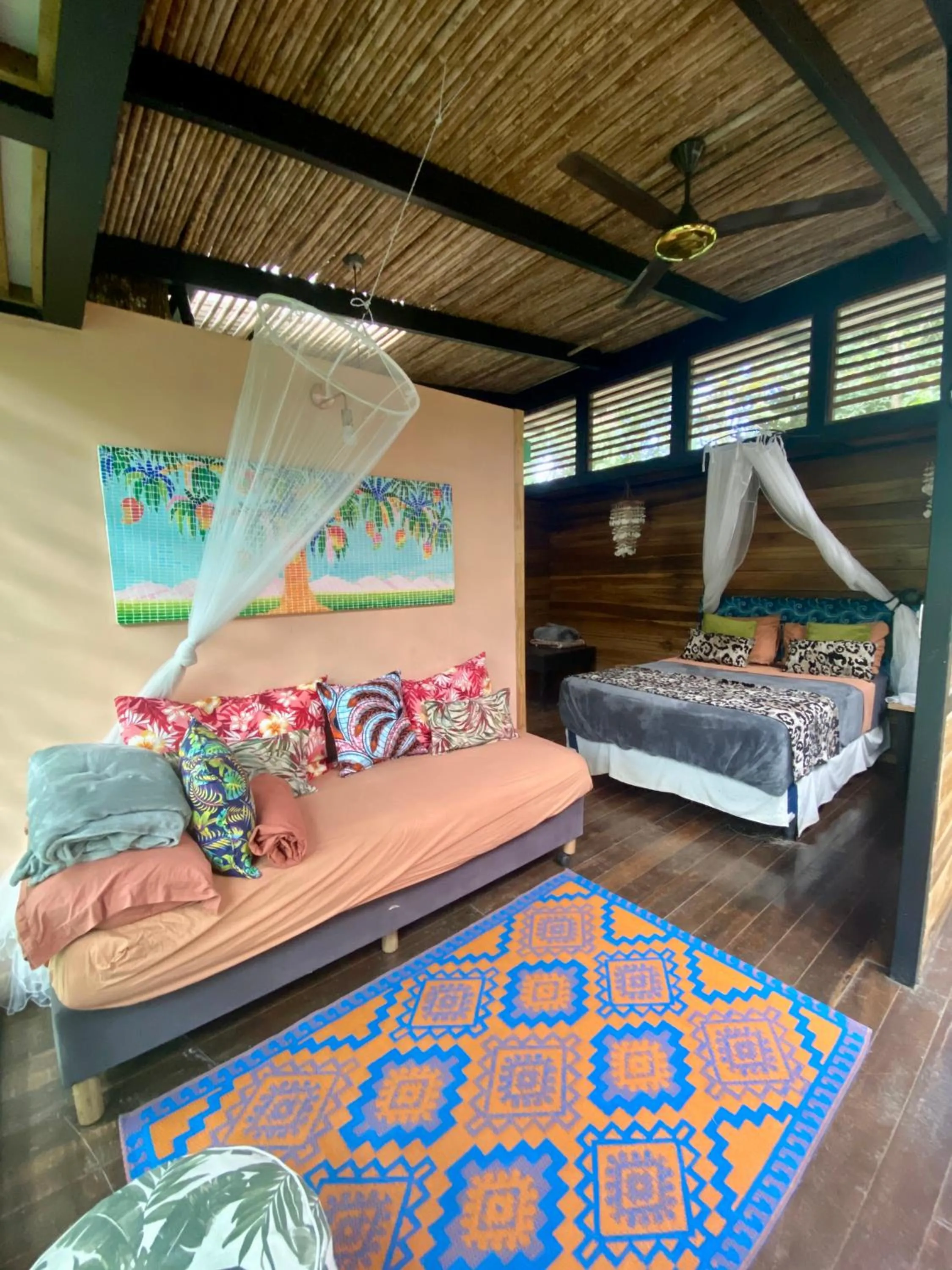 Bedroom, Bed in La Shamana - Ecological Concept in Jungle