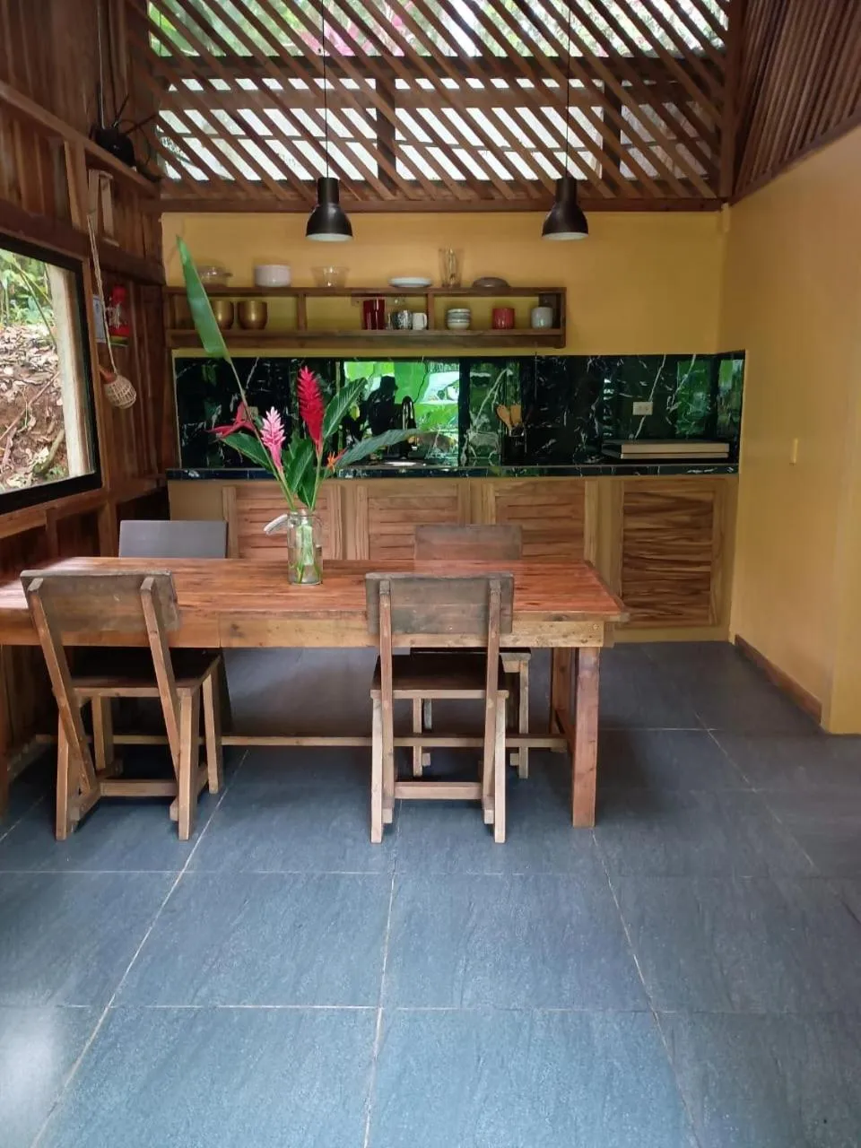Kitchen or kitchenette in La Shamana - Ecological Concept in Jungle