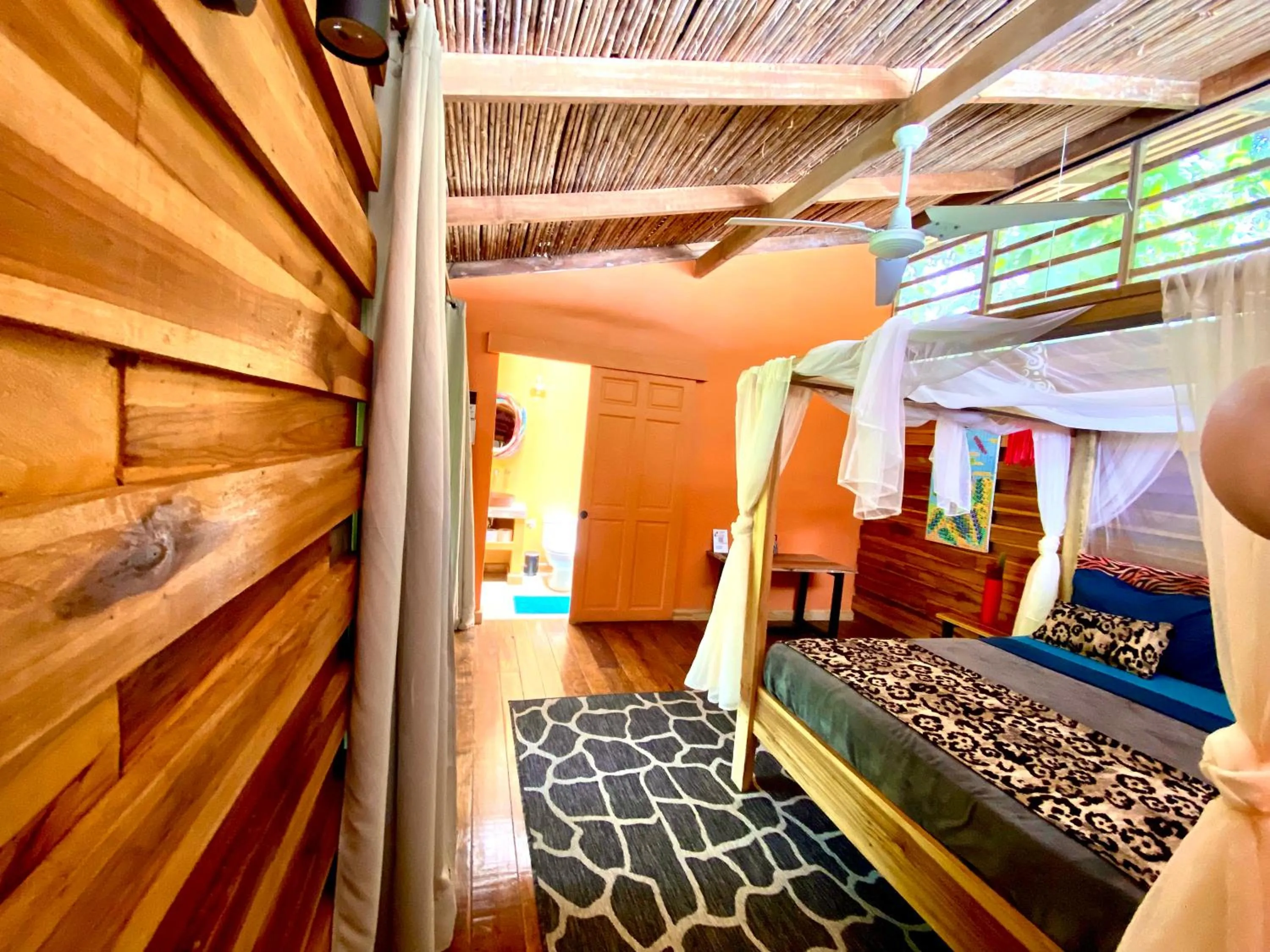 Bed in La Shamana - Ecological Concept in Jungle