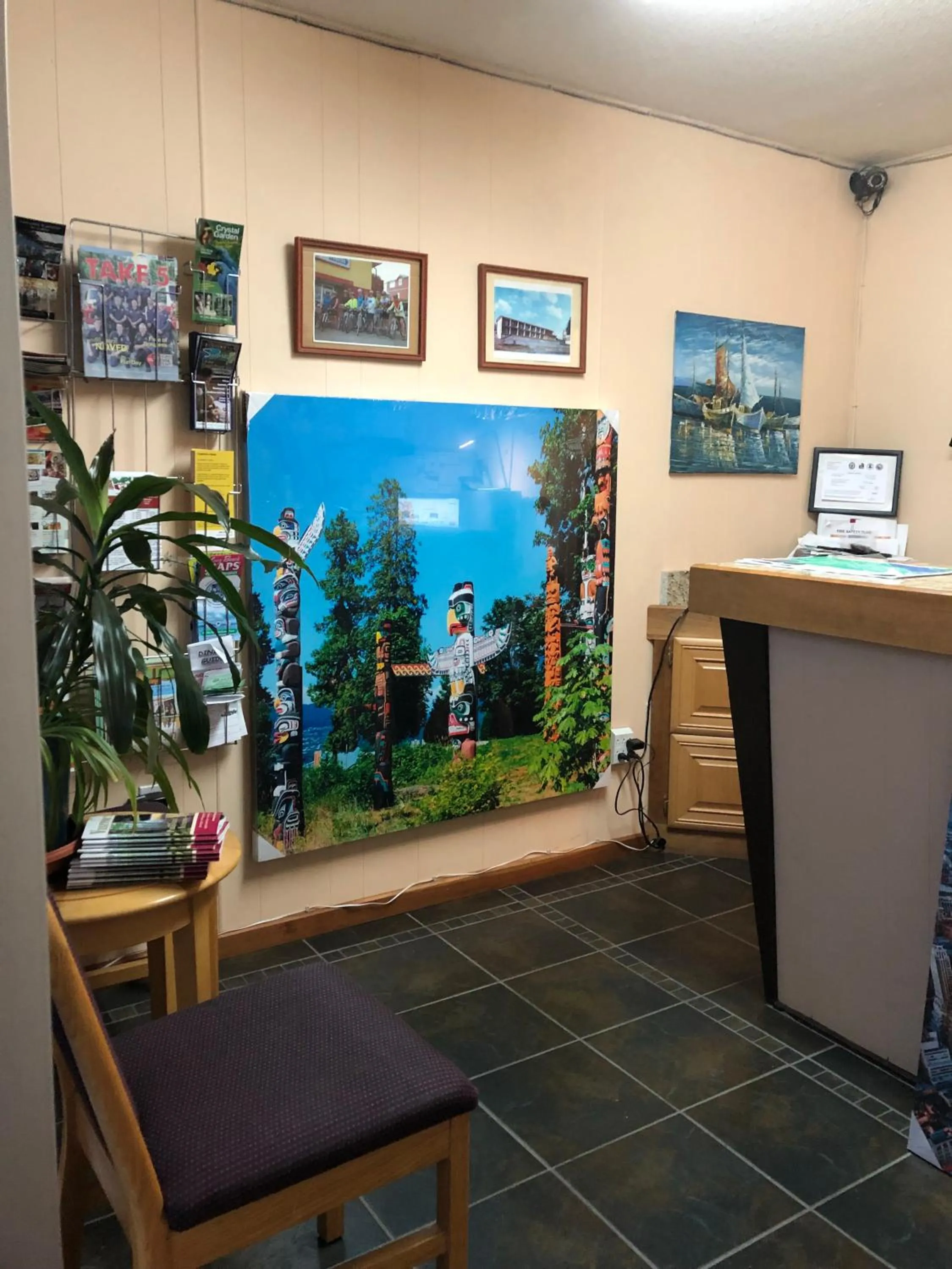 Lobby or reception in Holiday House Motel