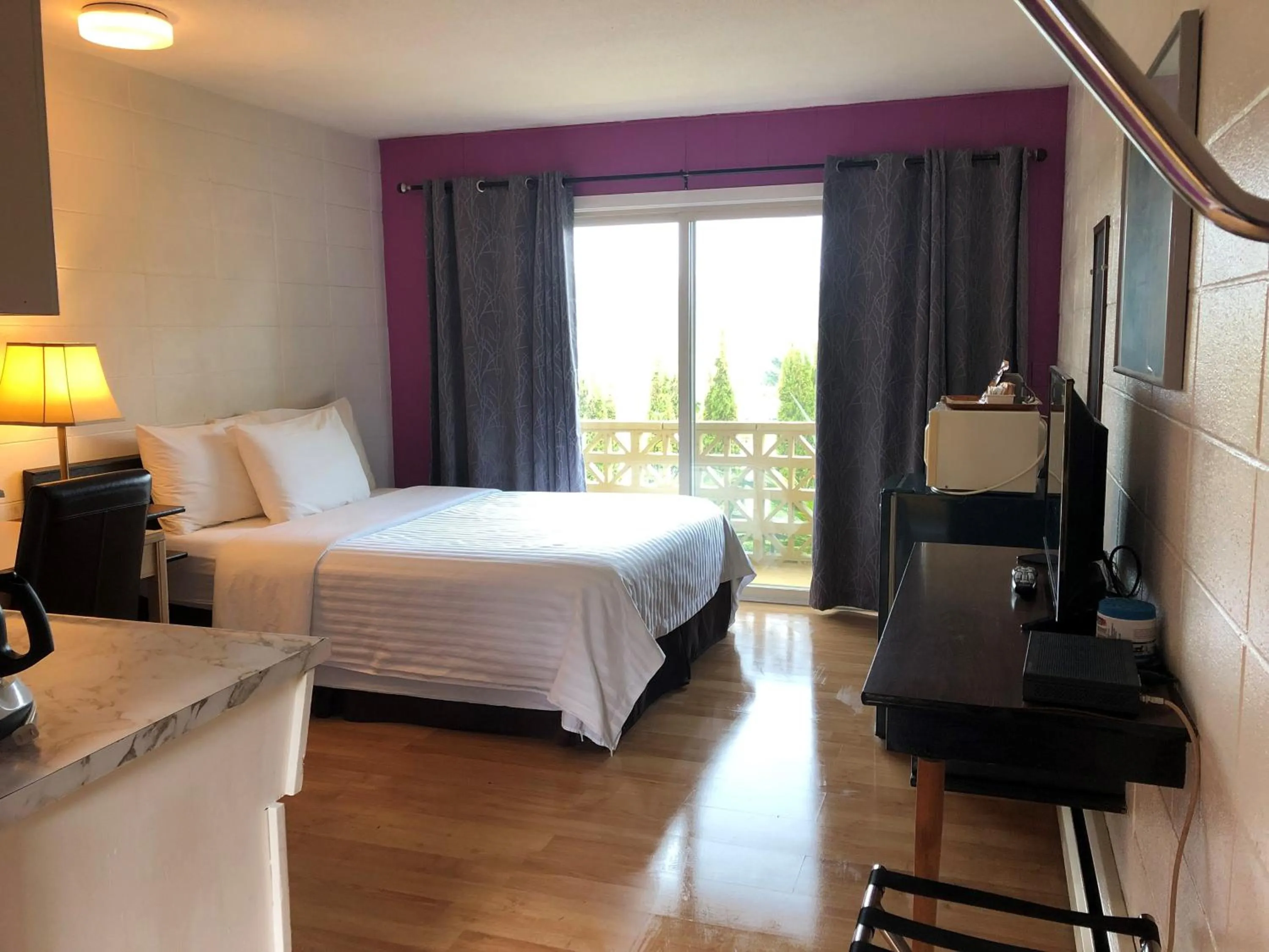 Bedroom in Holiday House Motel