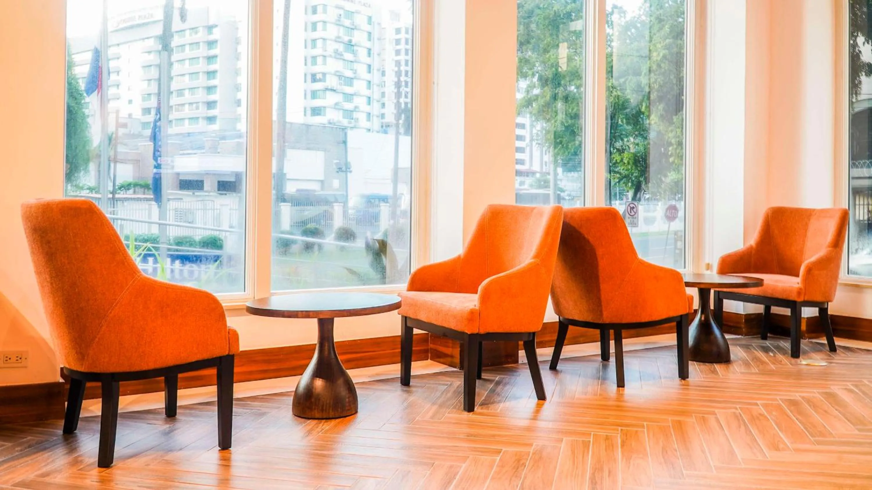 Lobby or reception in Hilton Garden Inn Panama City Downtown, Panama