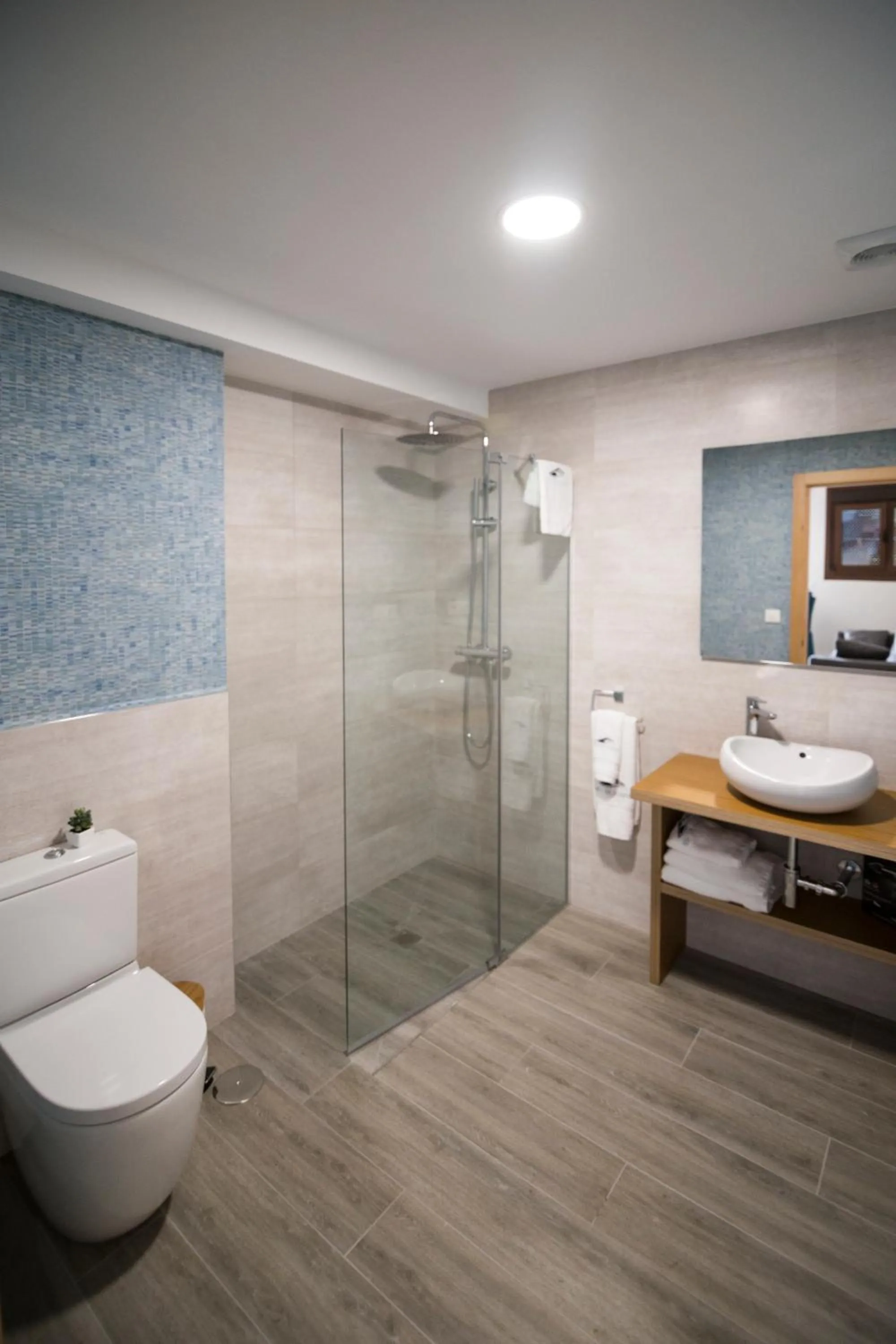 Bathroom in Apartamentos Ria de Aldan