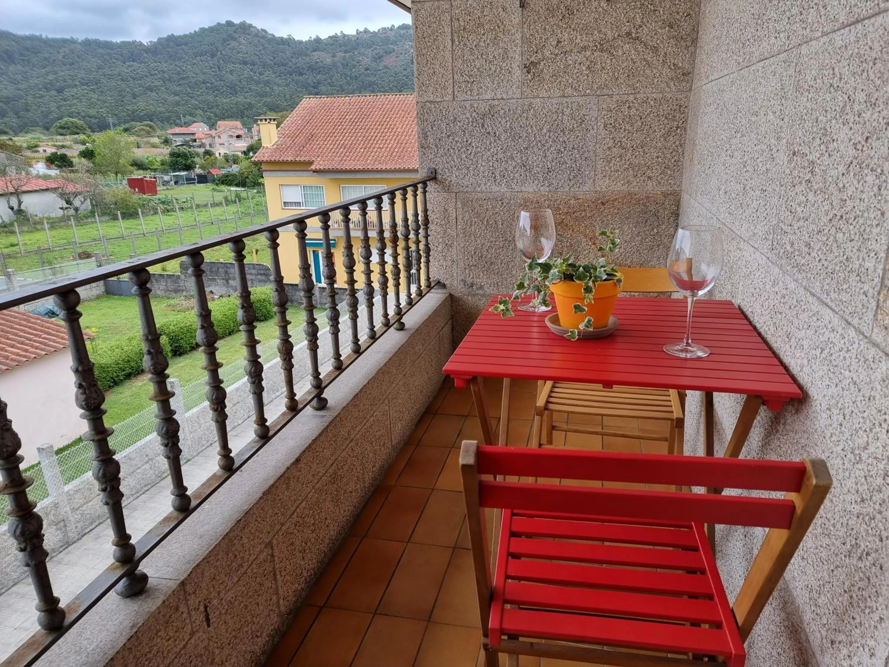 Balcony/Terrace in Apartamentos Ria de Aldan