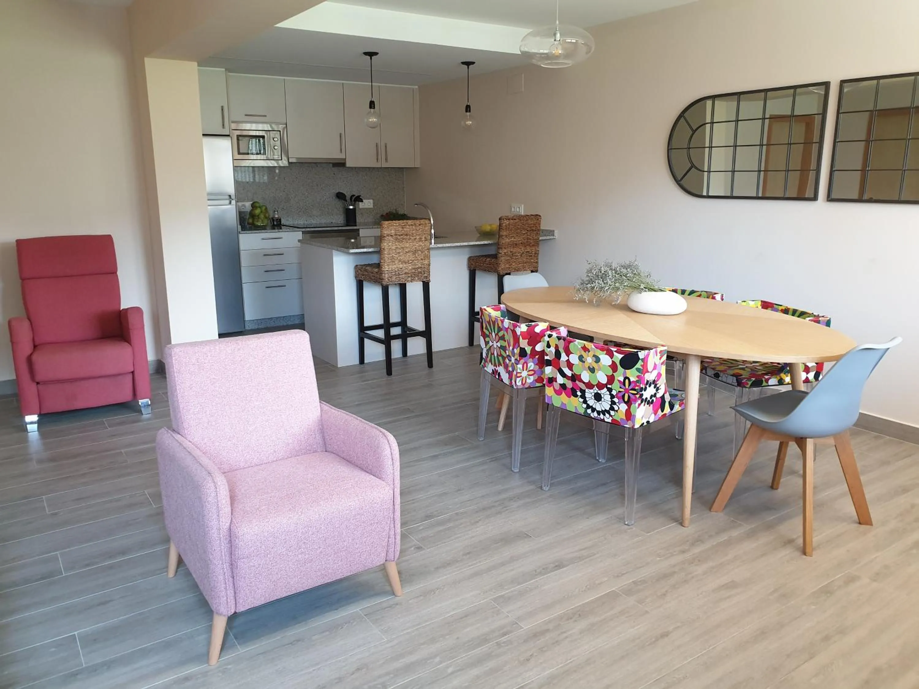 Living room in Apartamentos Ria de Aldan