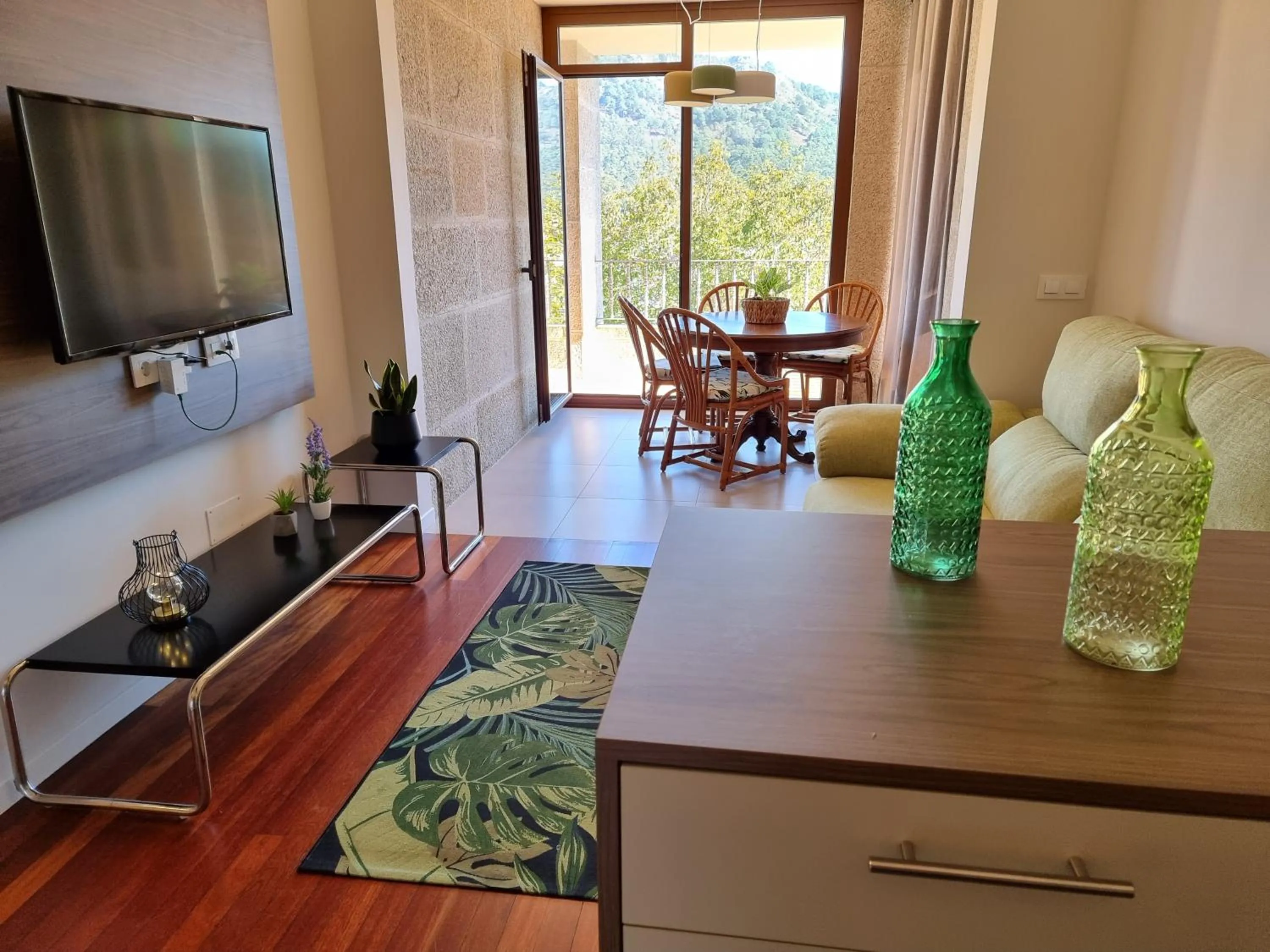 Living room in Apartamentos Ria de Aldan