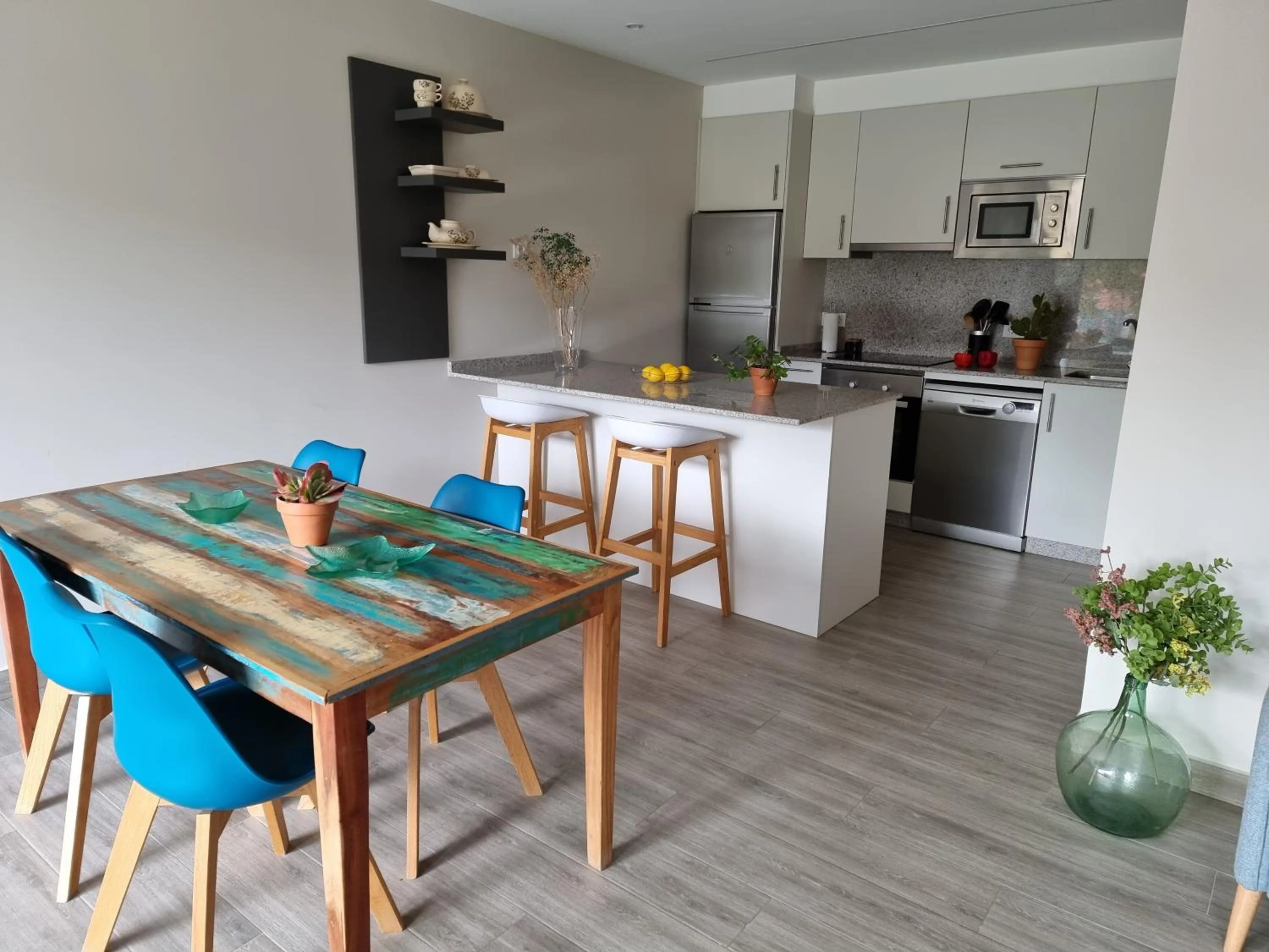 Living room in Apartamentos Ria de Aldan