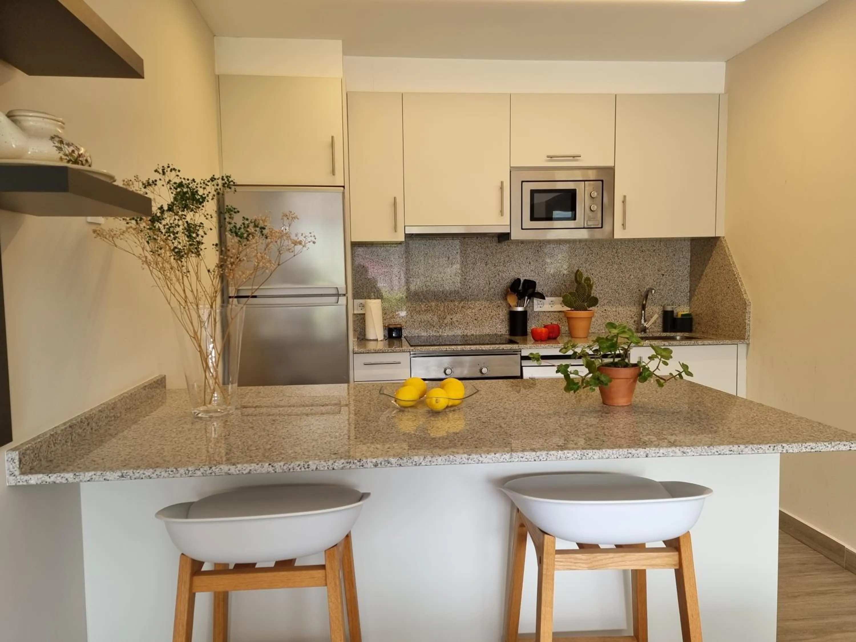 kitchen in Apartamentos Ria de Aldan